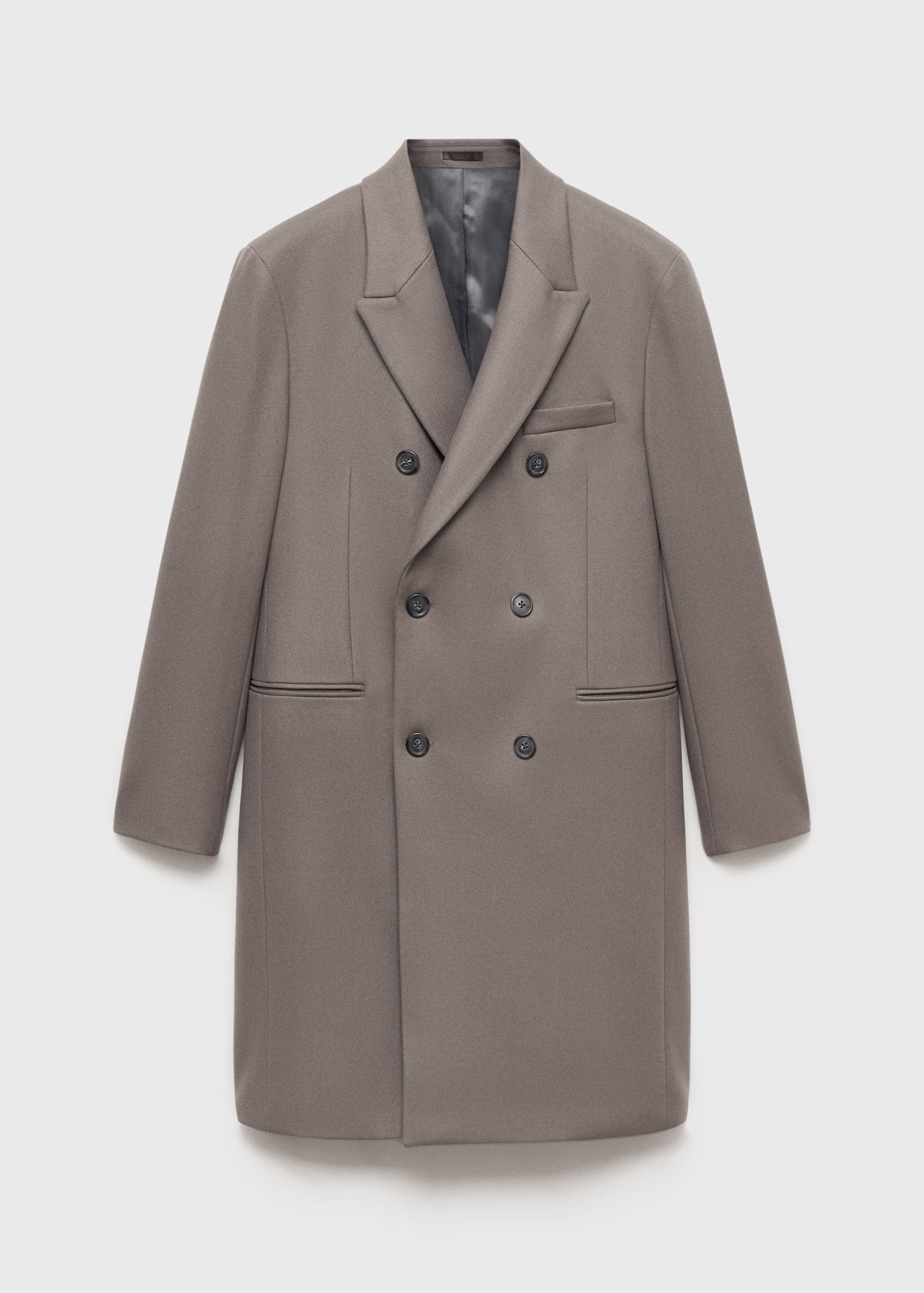 Manteau croisé 100 % laine italienne - Article sans modèle