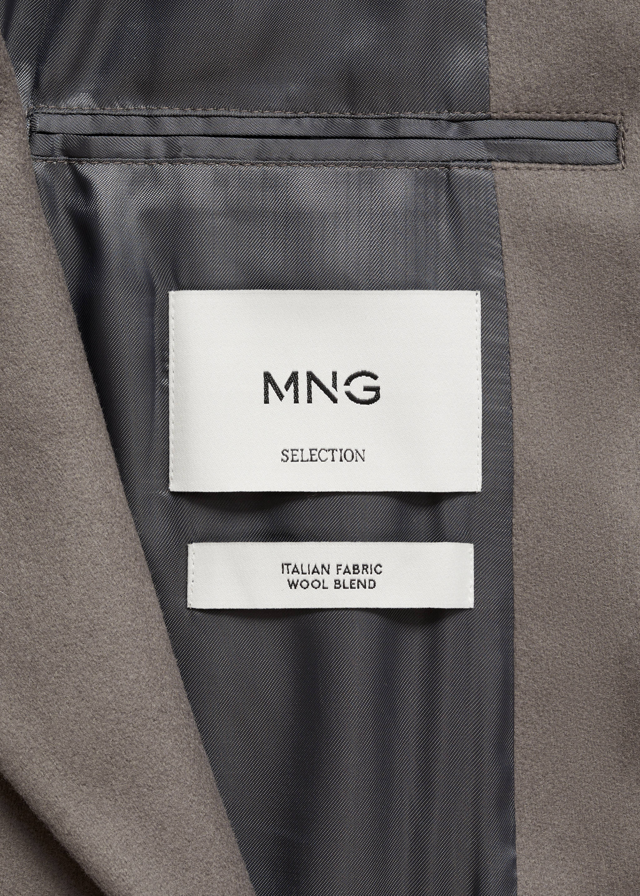 Manteau croisé 100 % laine italienne - Détail de l'article 0