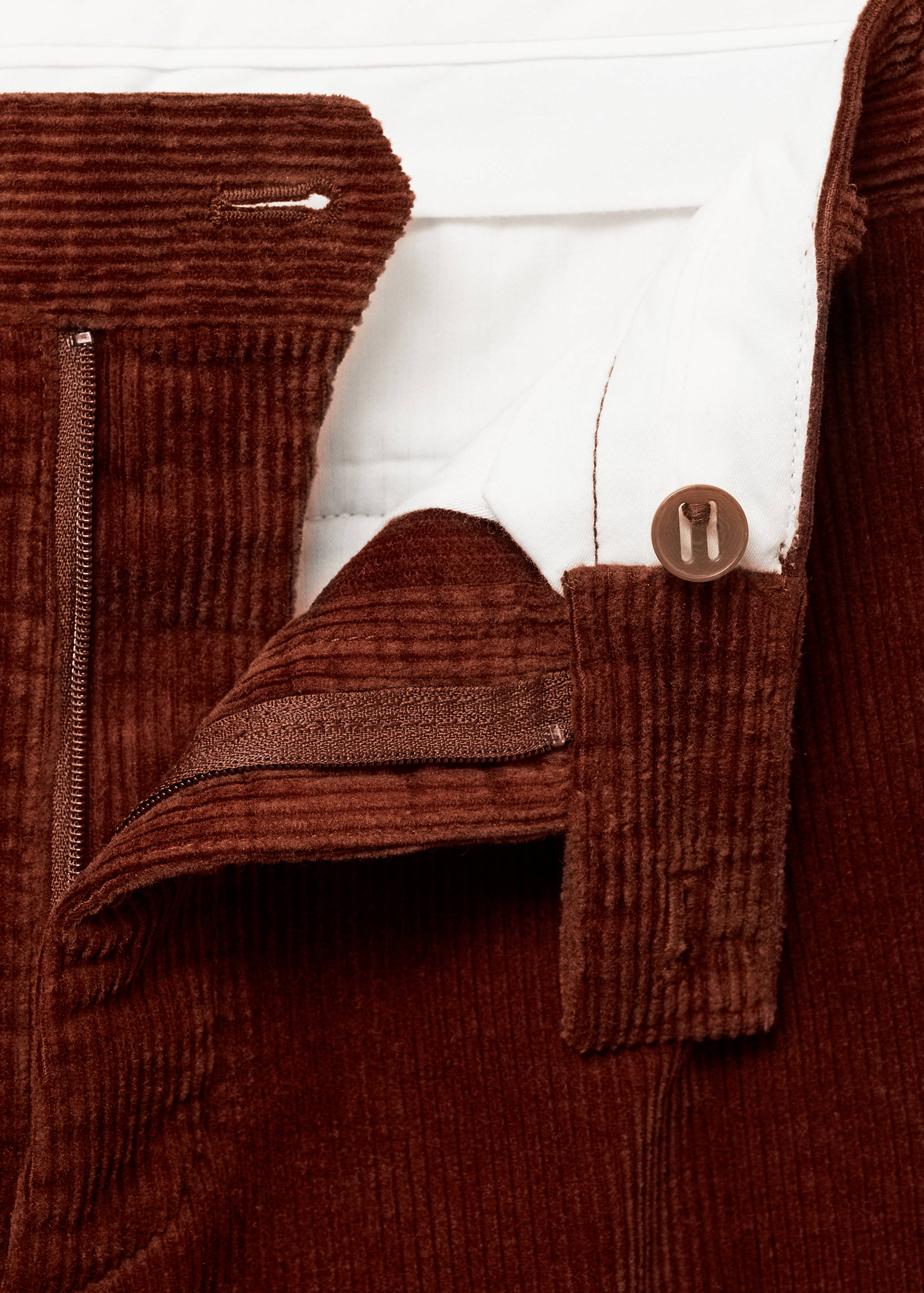 Corduroy straight-fit bandplooibroek - Detail van het artikel 8