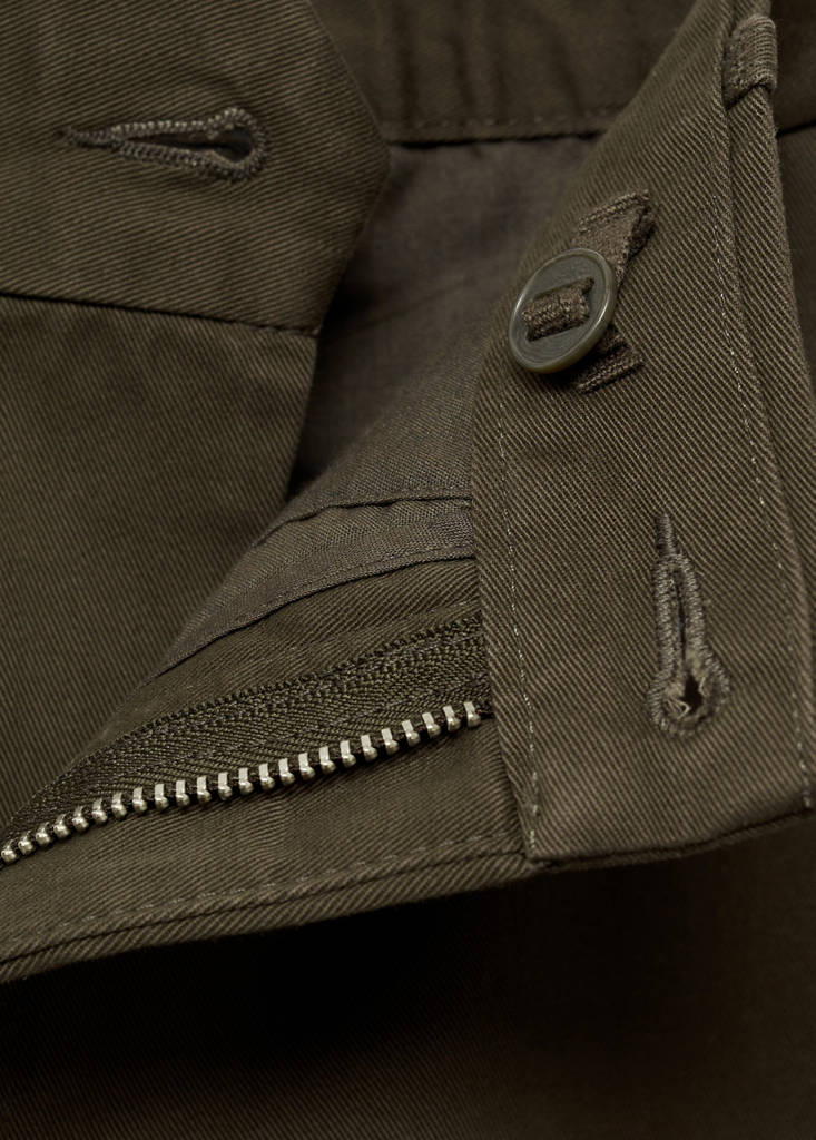 Straight-fit cargo trousers — Khaki