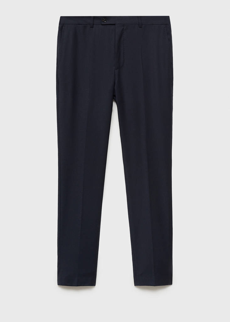 100% Italian virgin wool flannel suit trousers - thumbnail 4