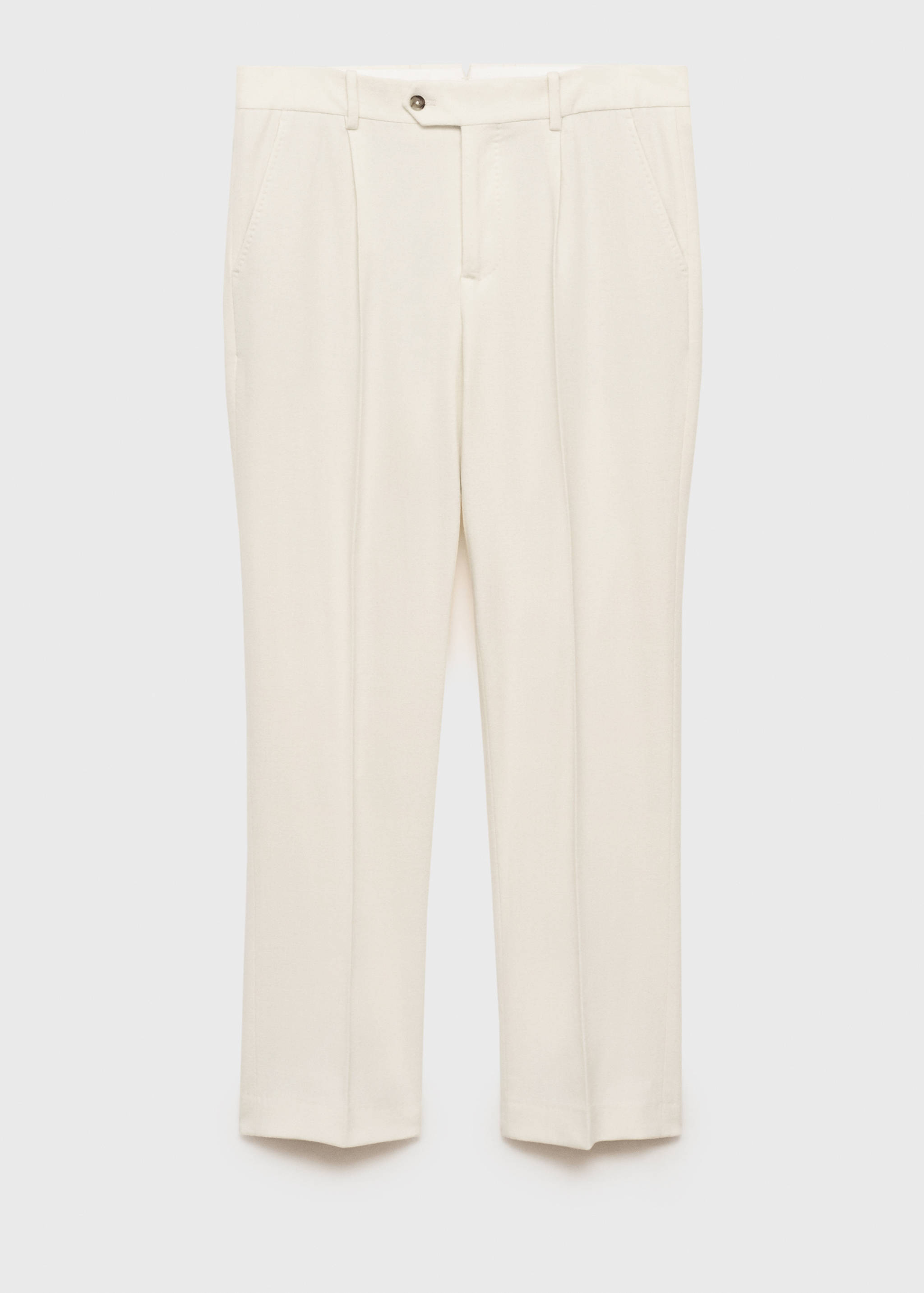 Pantalon costume flanelle laine italienne - Article sans modèle