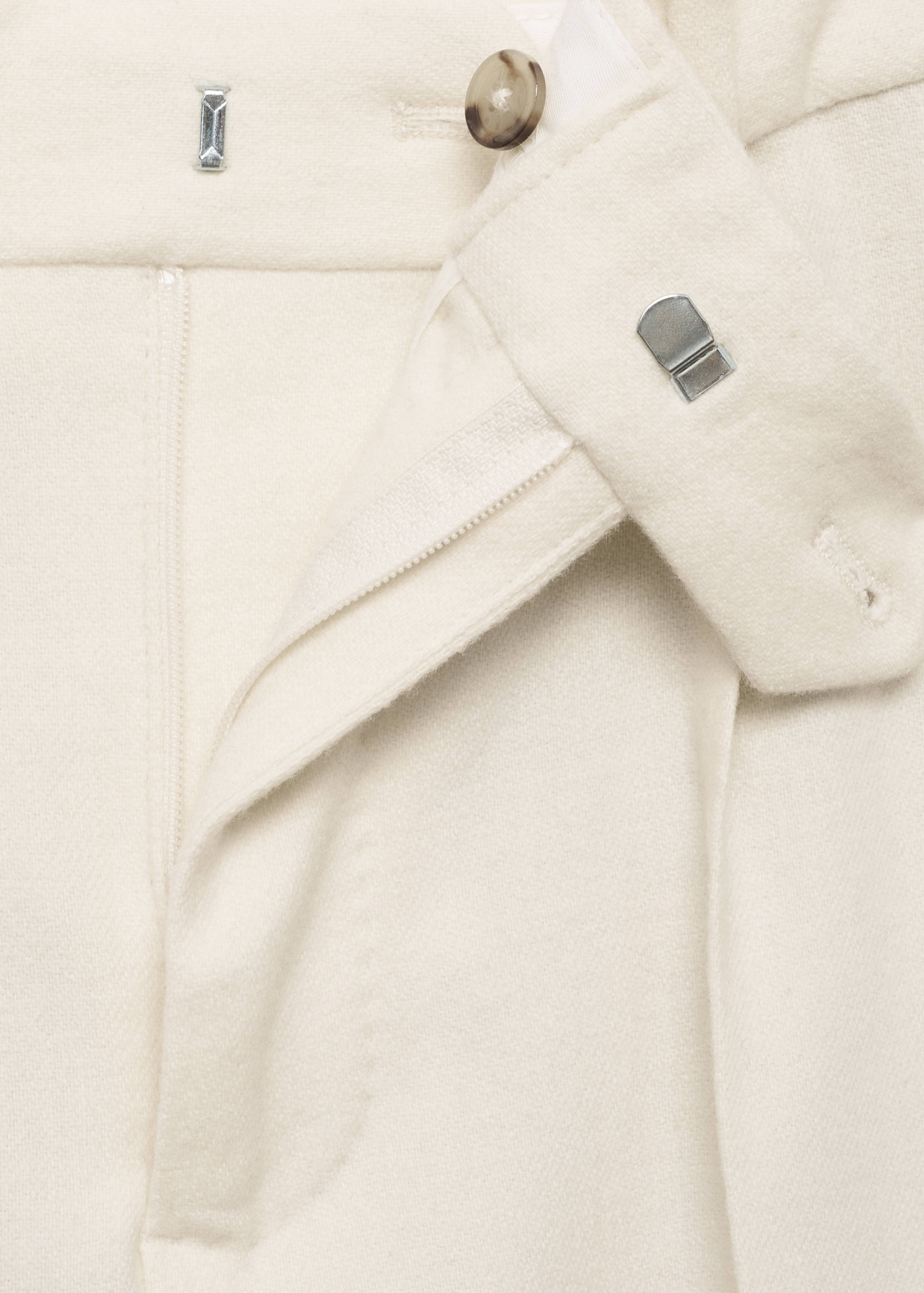 Pantalon costume flanelle laine italienne - Détail de l'article 8