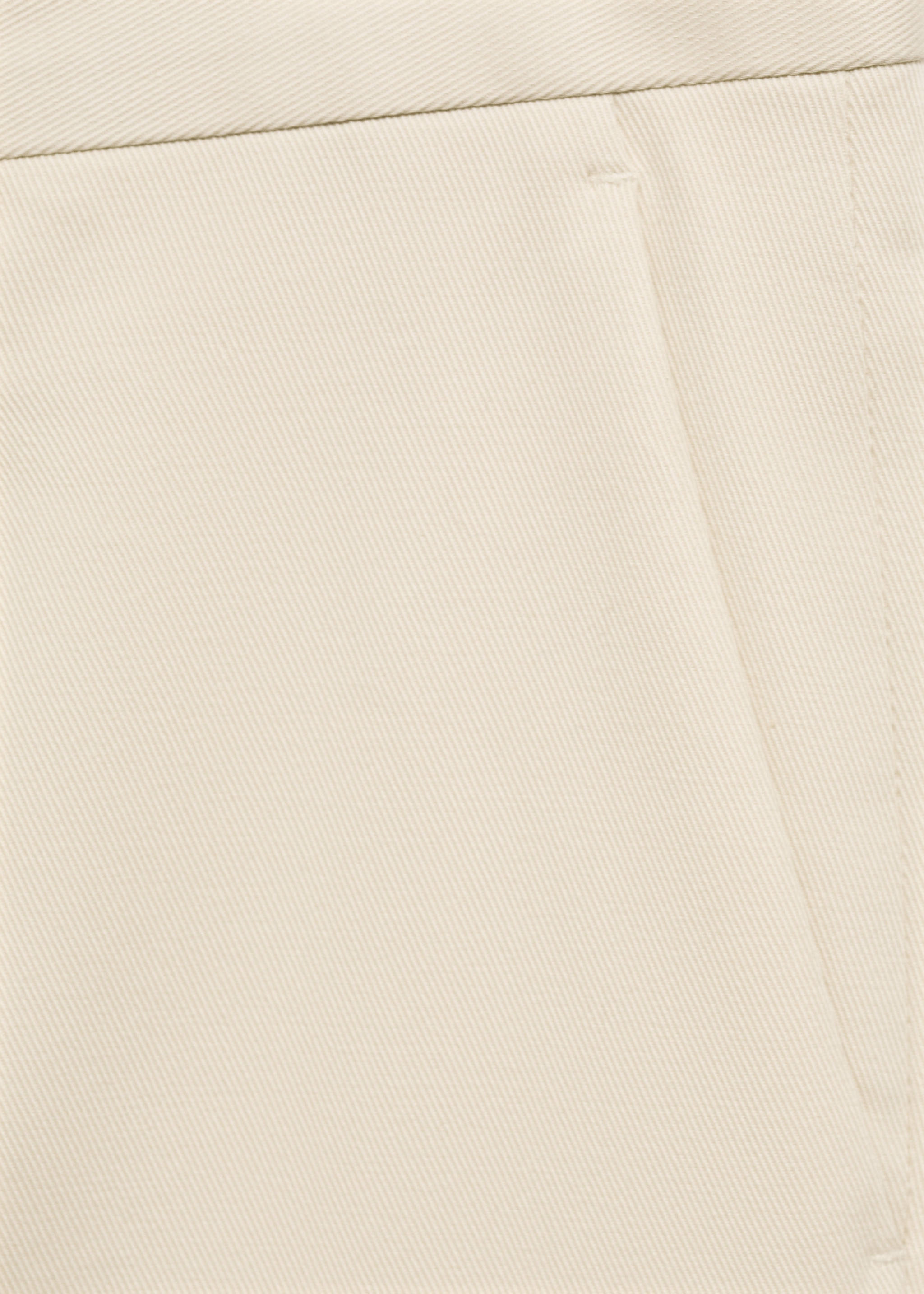 Брюки с защипами из хлопкового твила - Деталь изделия 0