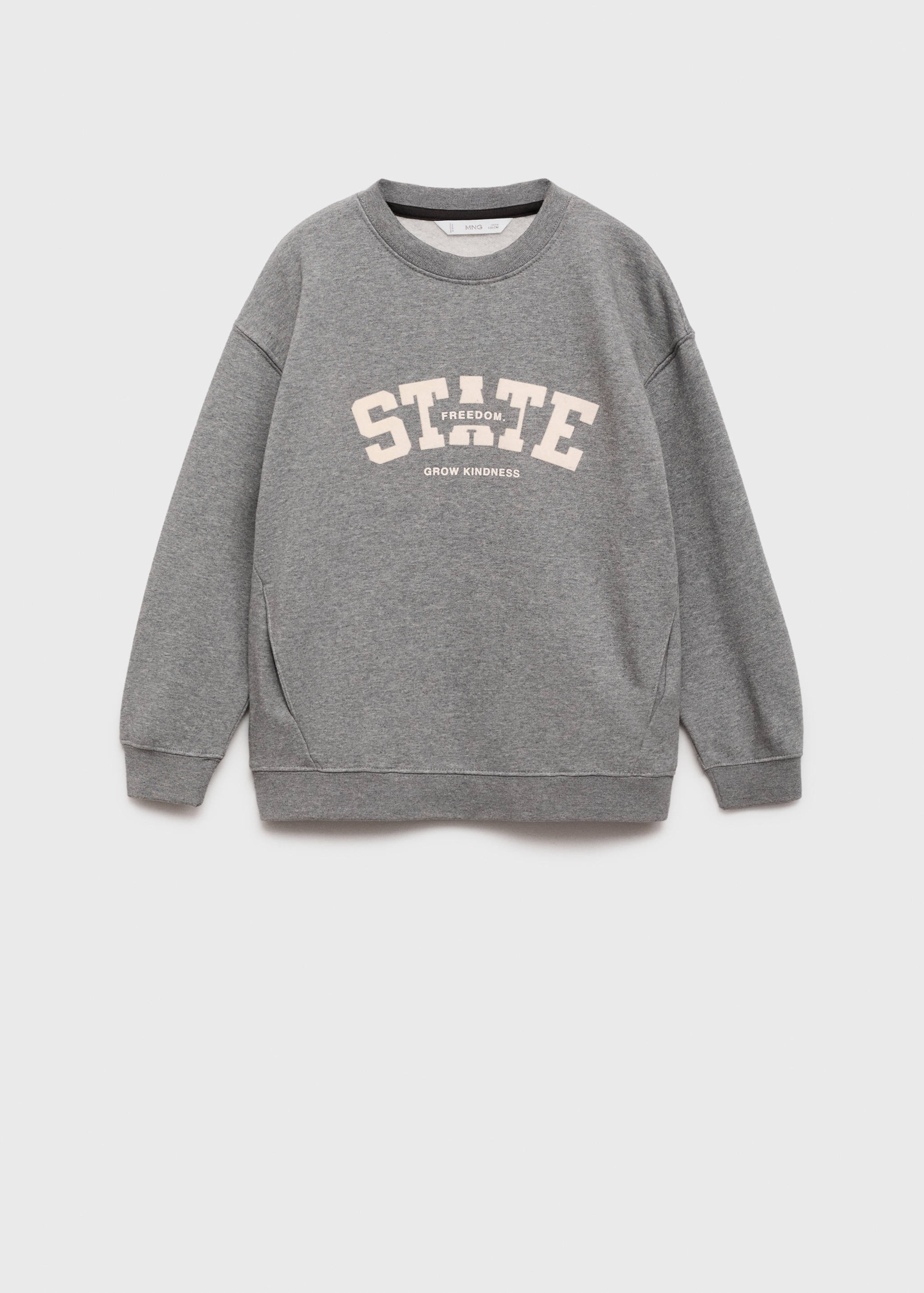 Printed cotton sweatshirt - Article without model