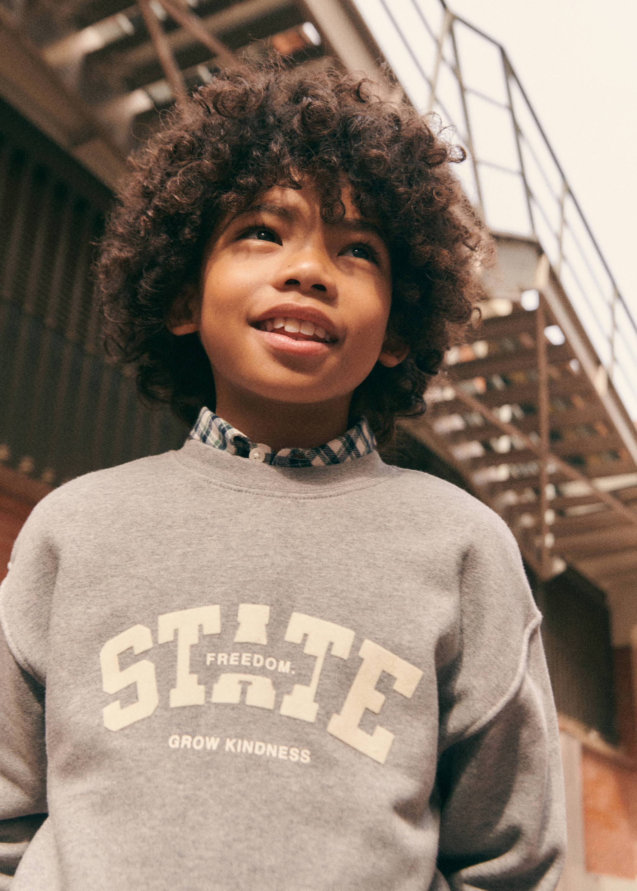 Printed cotton sweatshirt - Details of the article 5