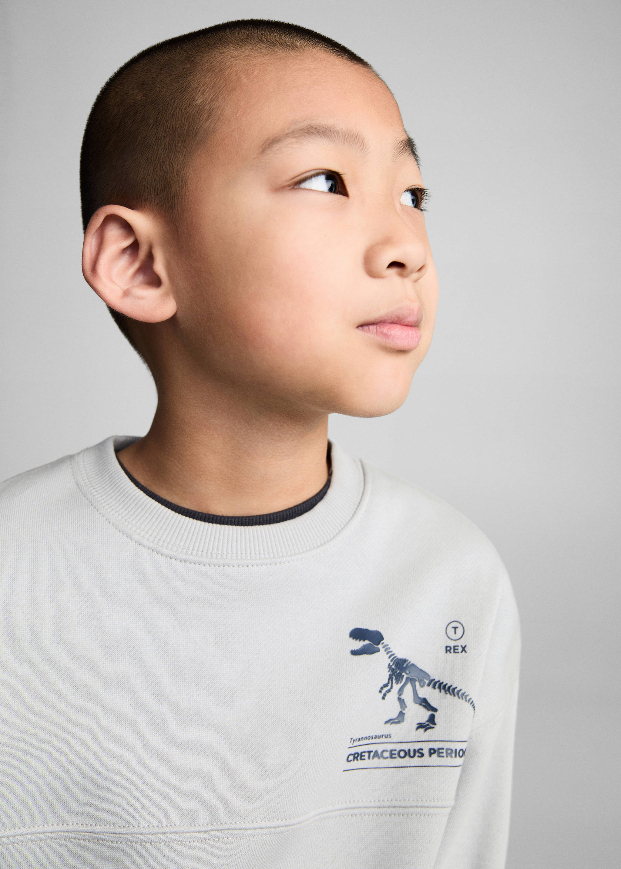 Sweater katun dengan motif cetak - Rincian barang 1