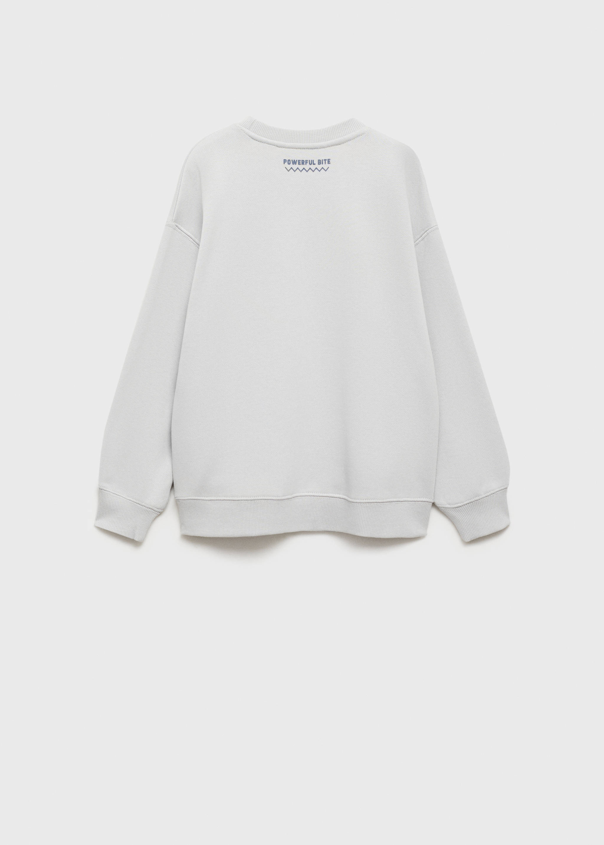 Sweater katun dengan motif cetak - Versi terbalik dari barang