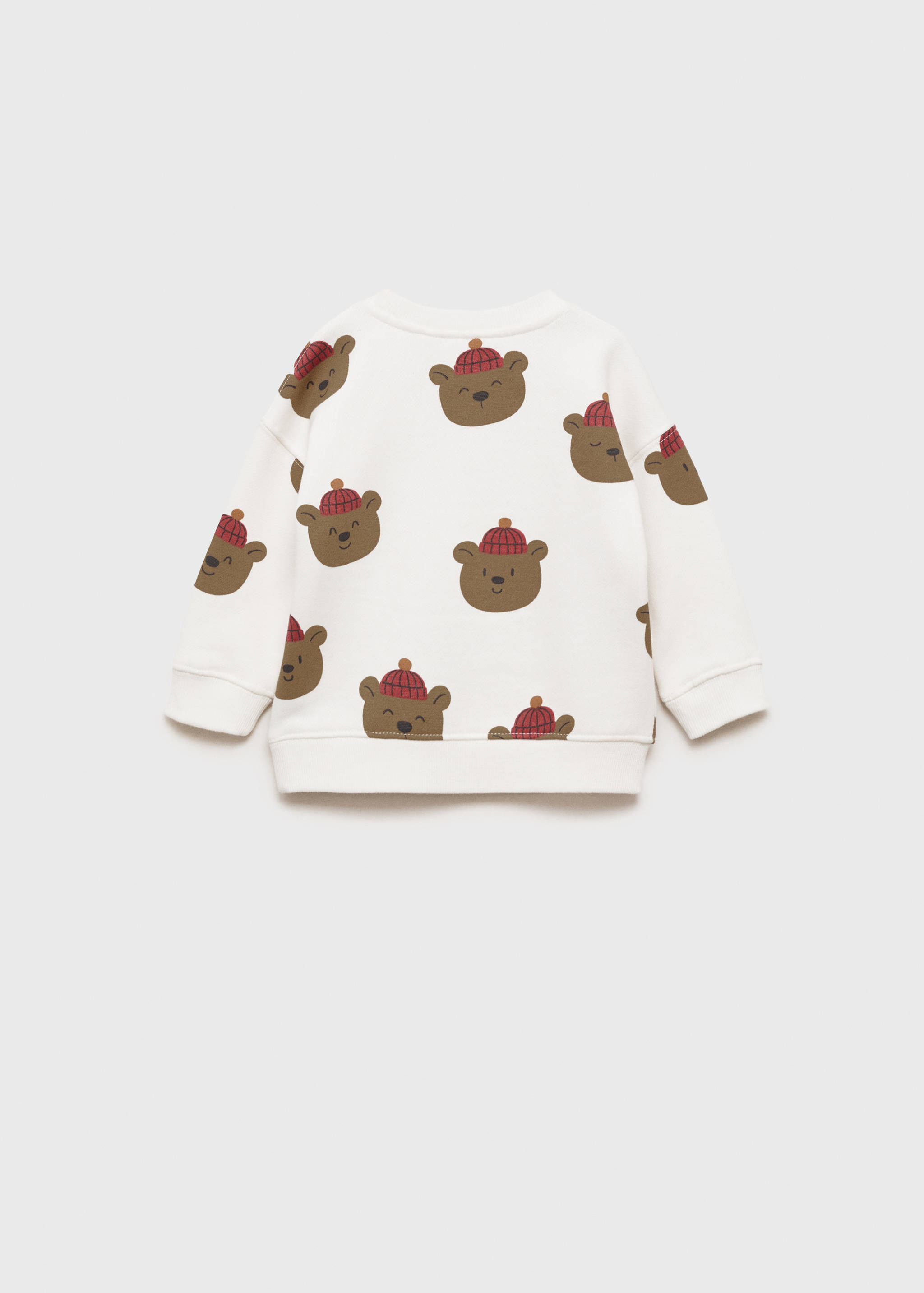 Christmas-print sweatshirt - Reverse of the article