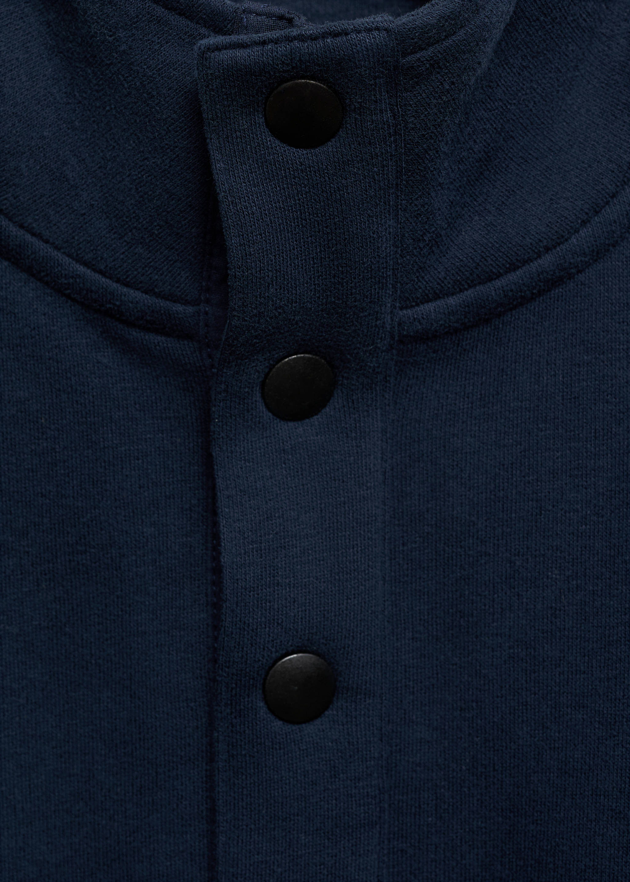 Button-down stand collar sweater - Details of the article 8