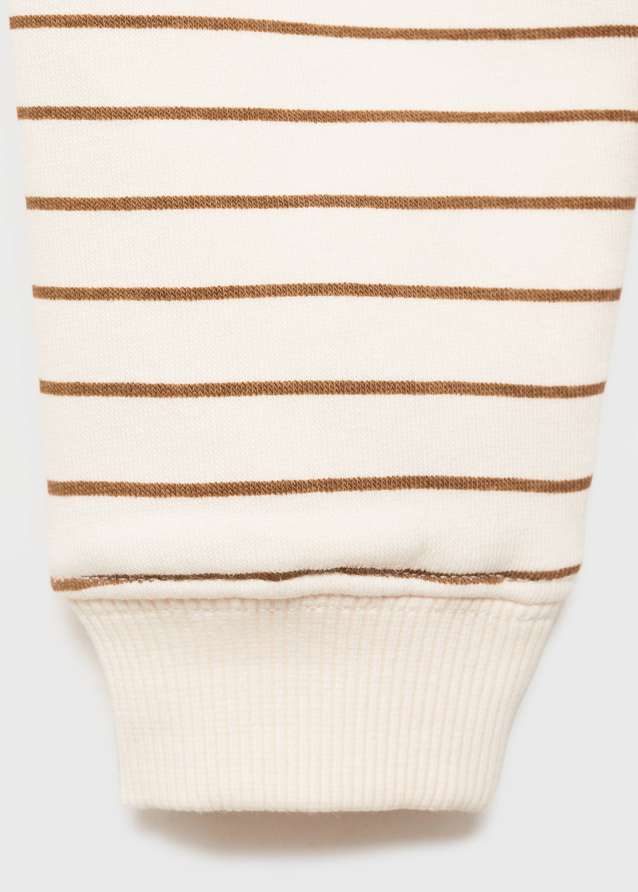 Message striped sweatshirt - Details of the article 0