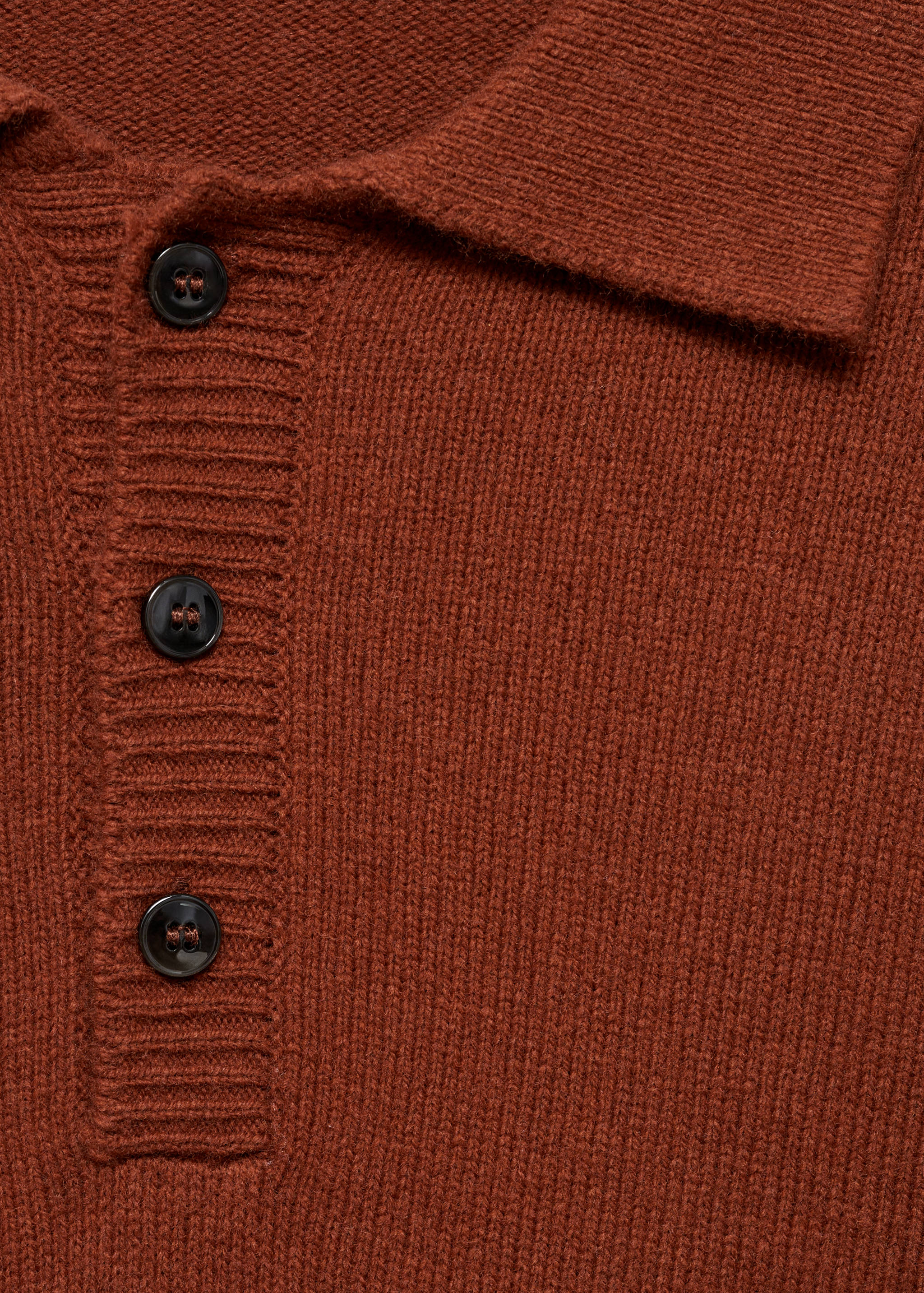 Polo collar wool sweater - Details of the article 8