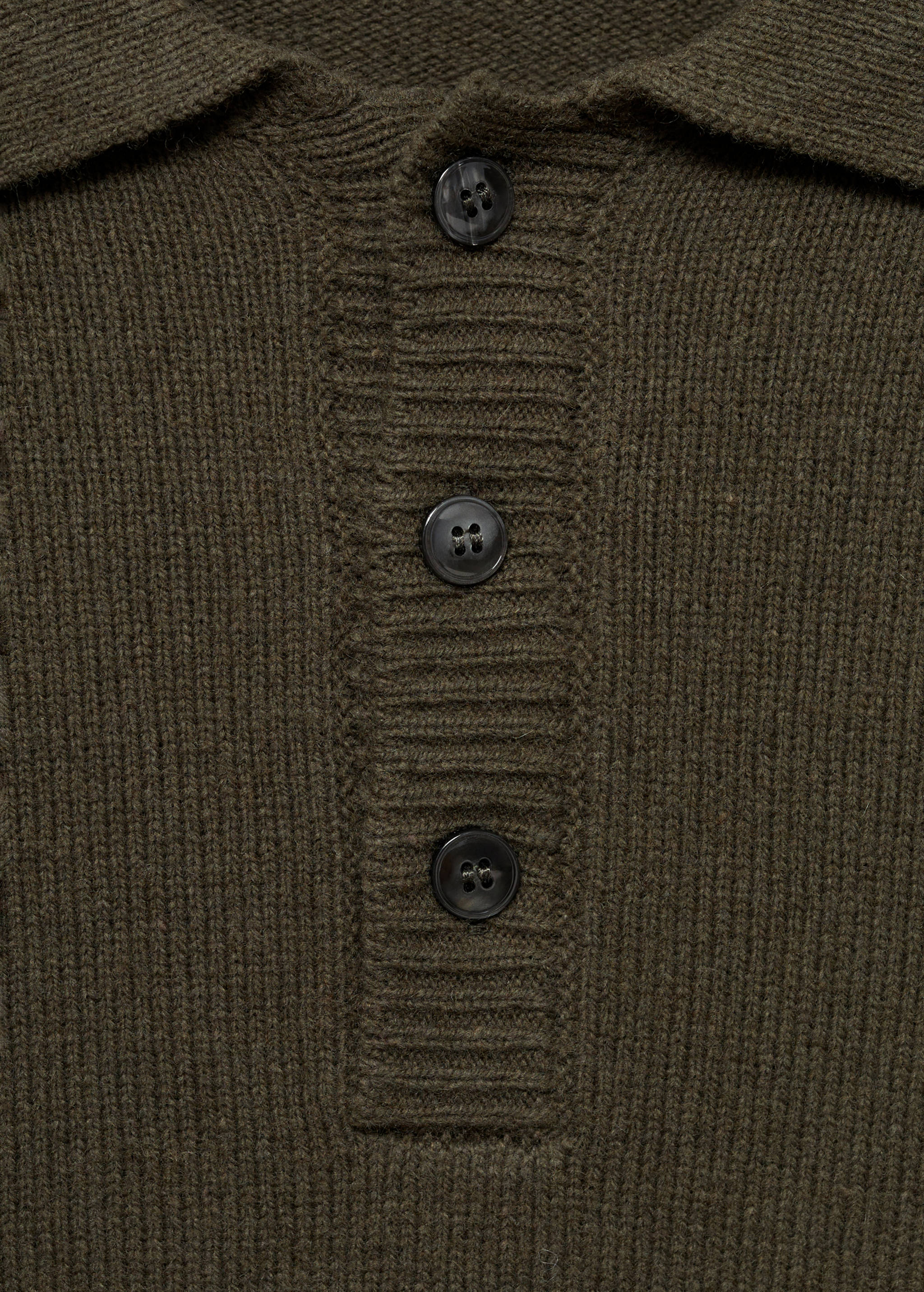 Polo collar wool sweater - Details of the article 8
