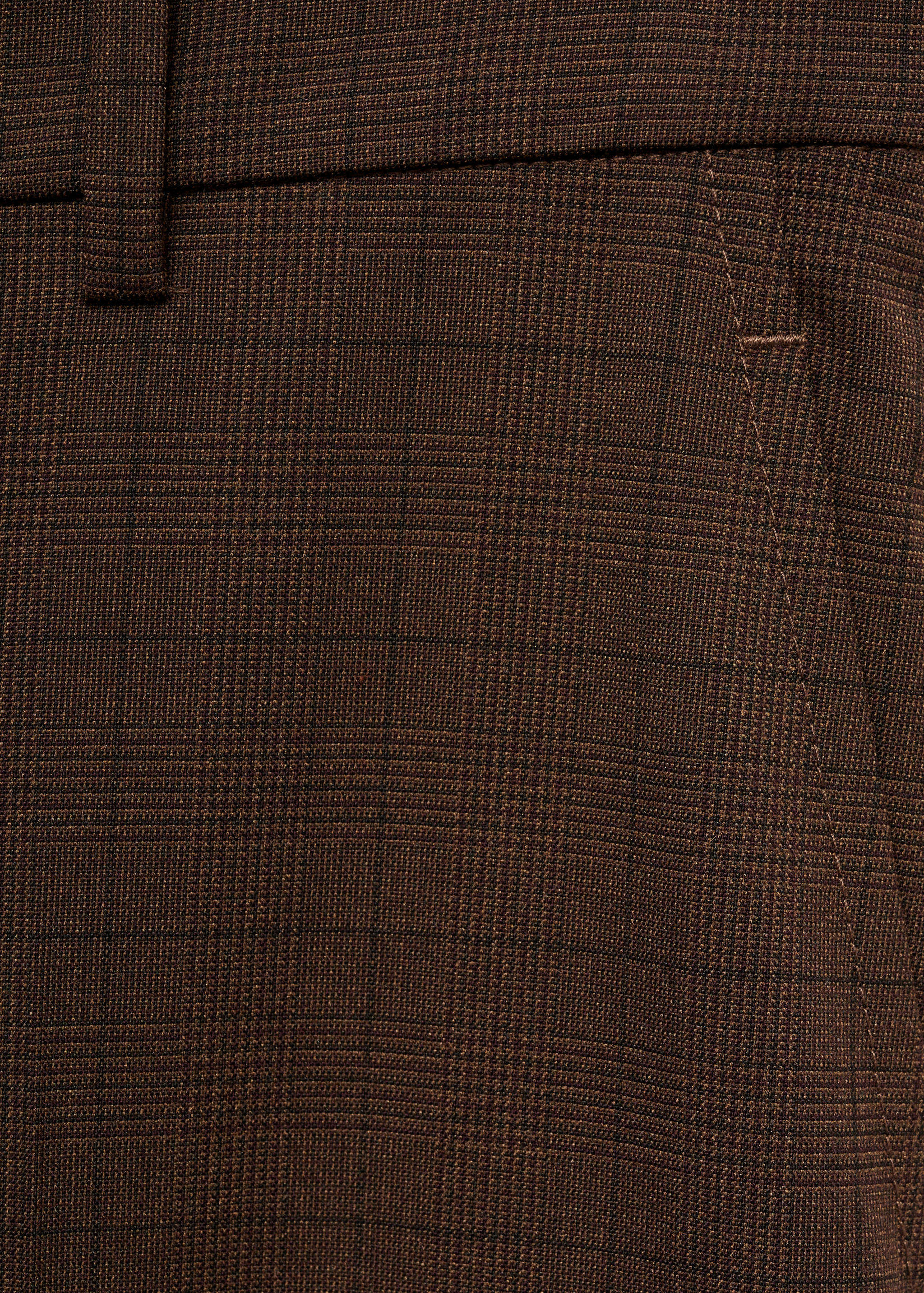 Прямые брюки в клетку - Деталь изделия 8