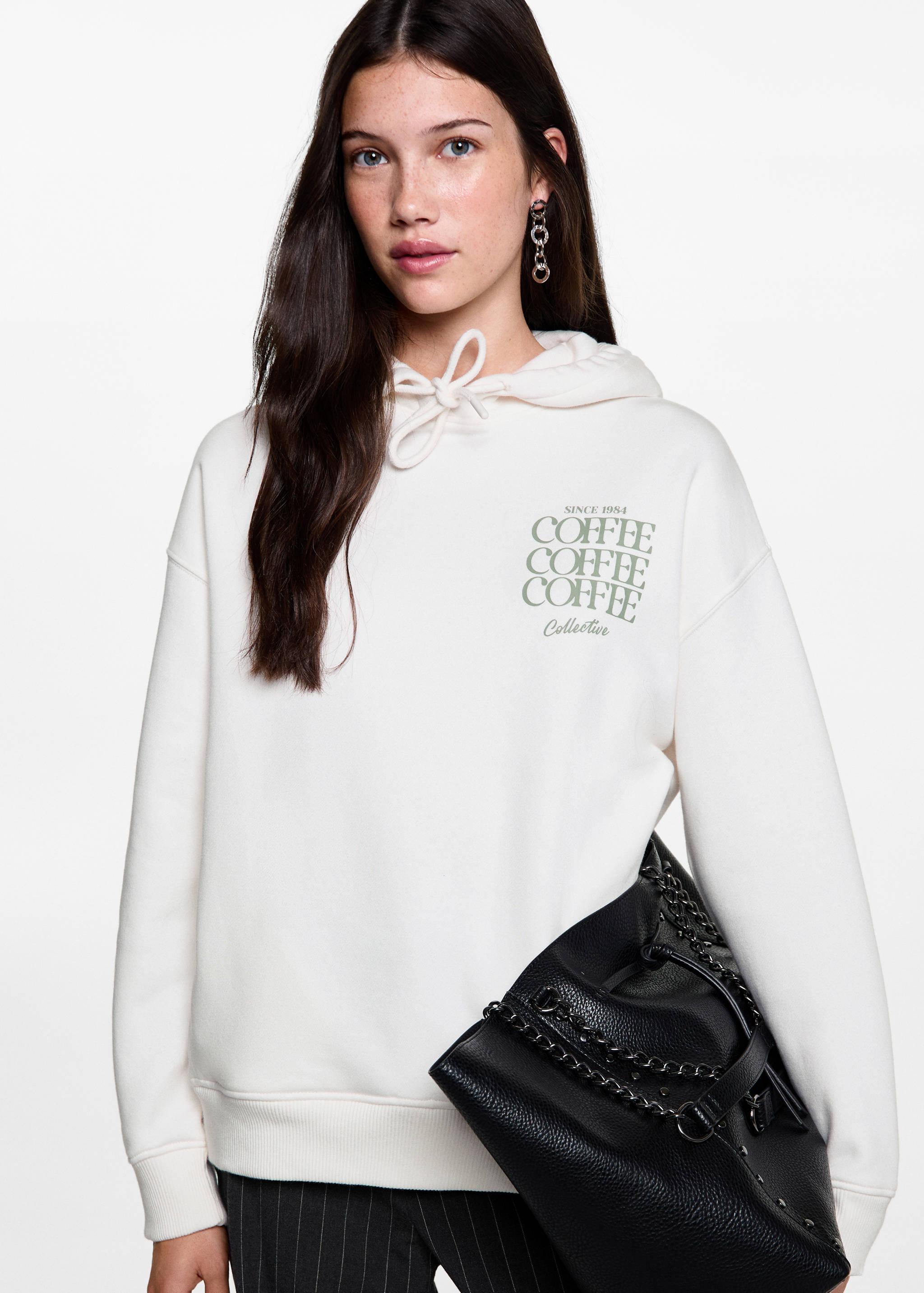 Hoodie cotton sweatshirt - Details of the article 2