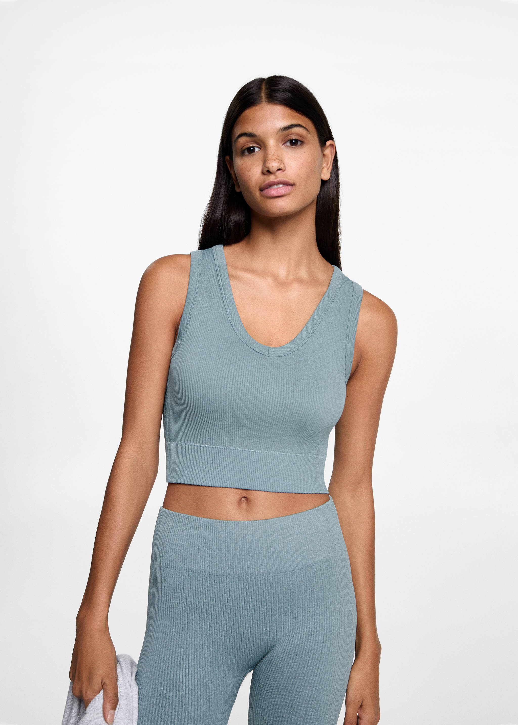 Sporty crop top - Medium plane