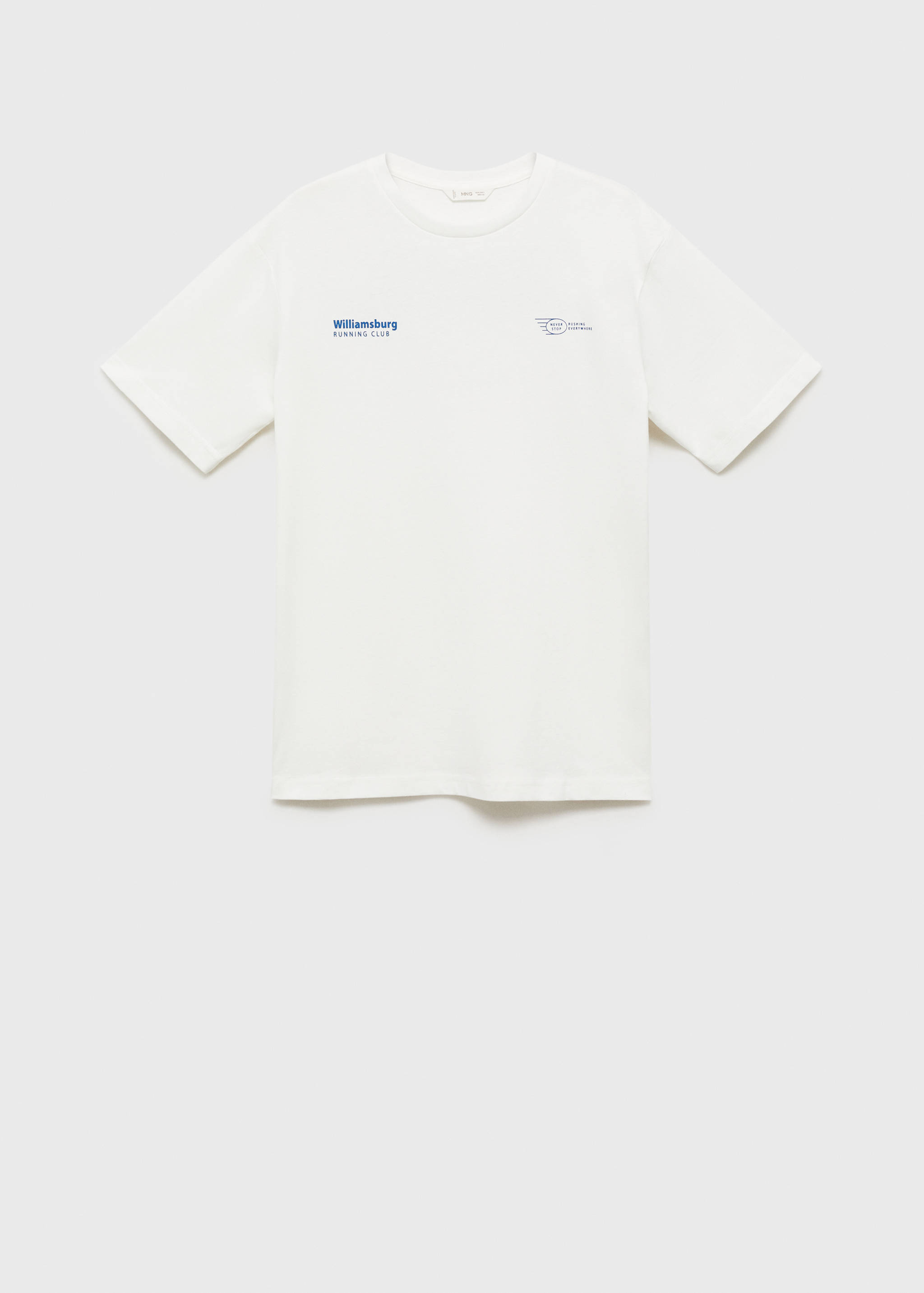Printed cotton-blend T-shirt - Article without model