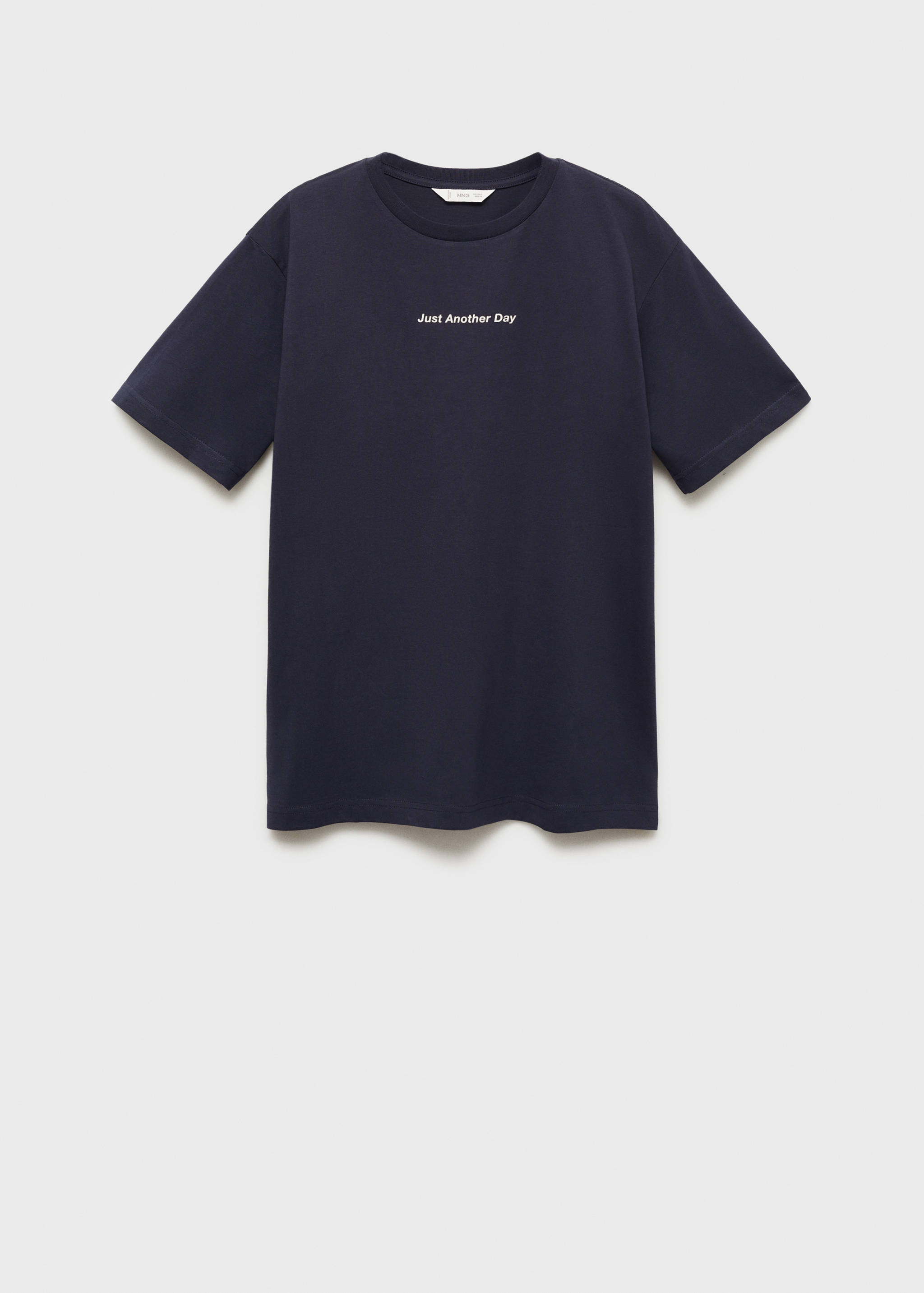 Oversized message t-shirt - Article without model