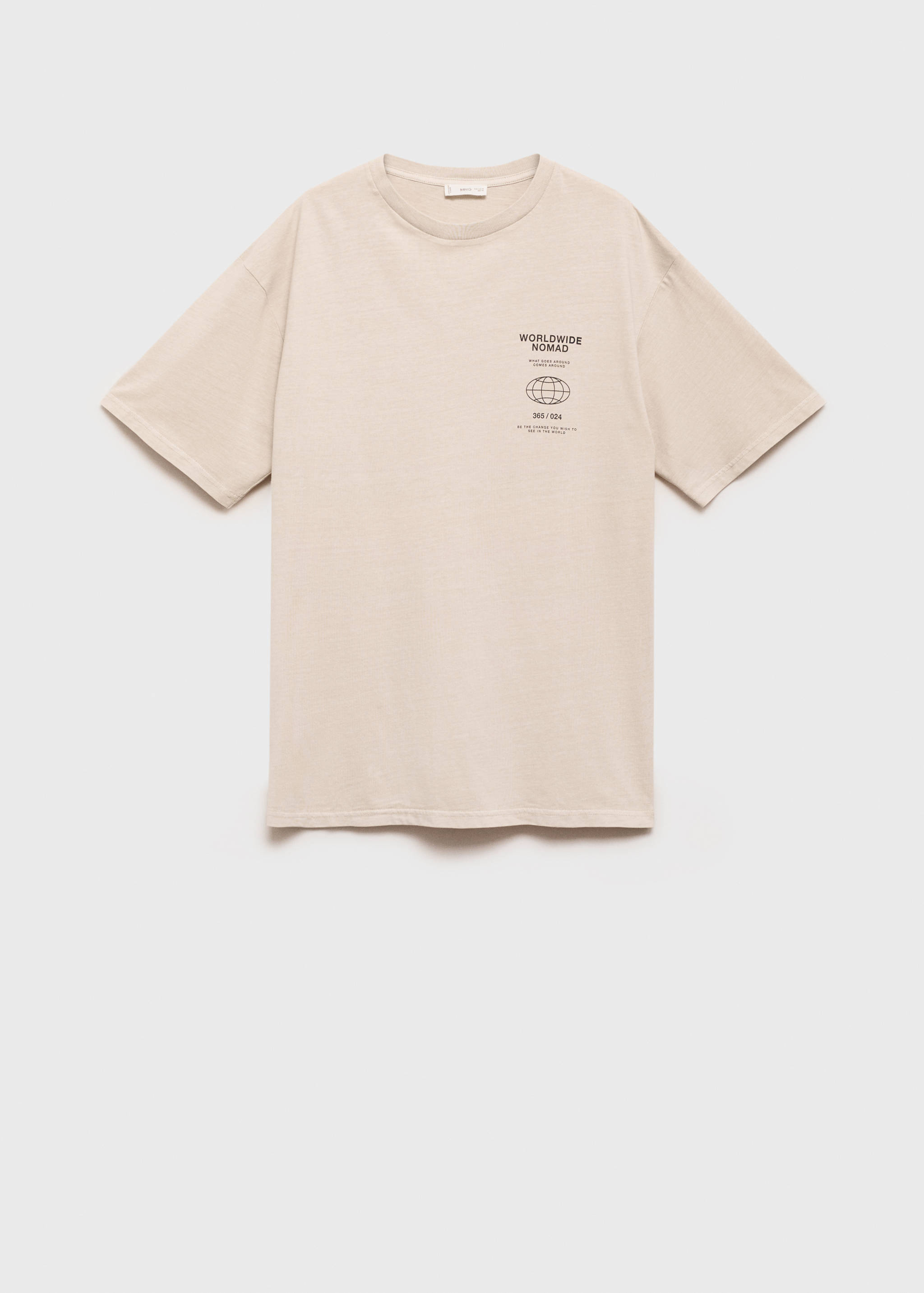 Printed oversize t-shirt - Article without model
