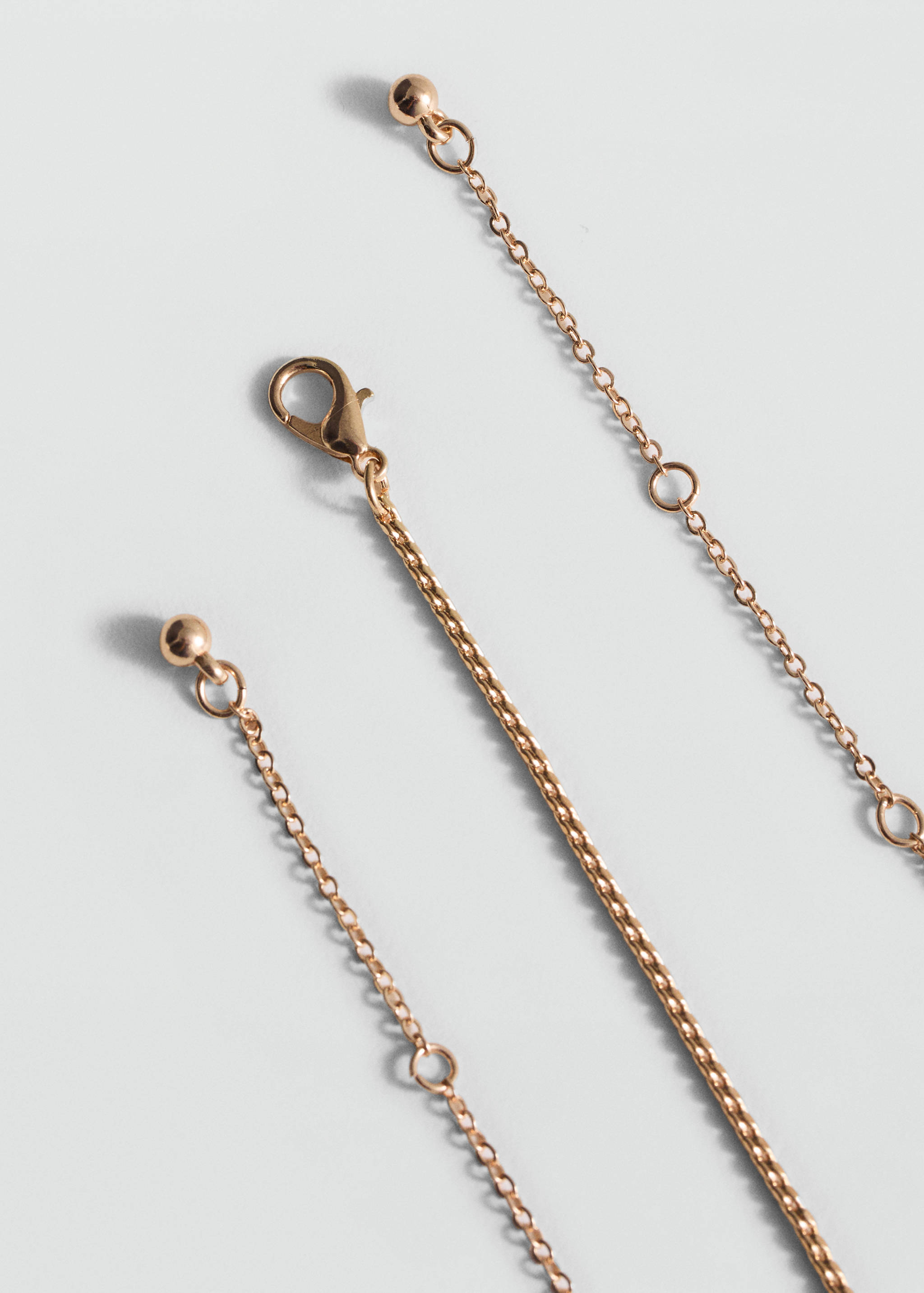 طقم قلادات سلاسل - تفاصيل المنتج 1