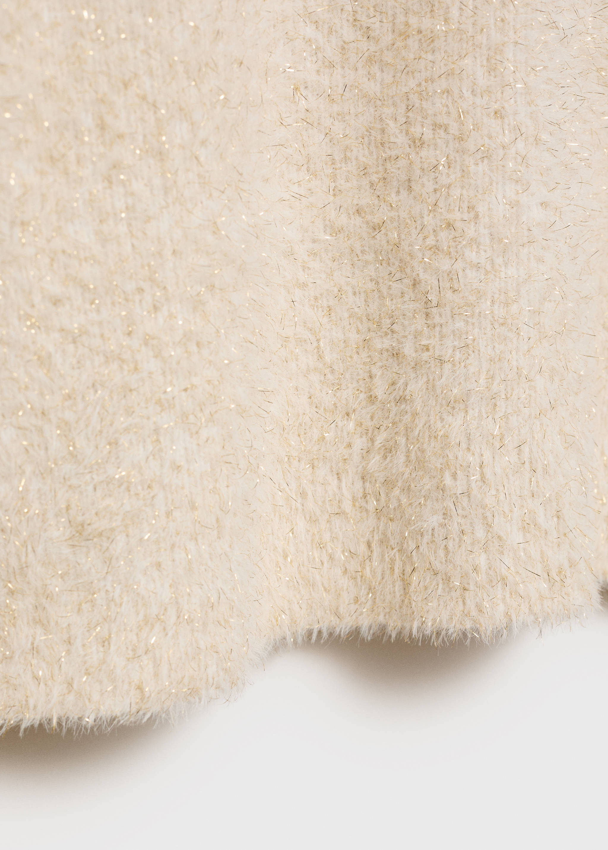 سترة بأكمام طويلة مع تفاصيل لامعة - تفاصيل المنتج 0