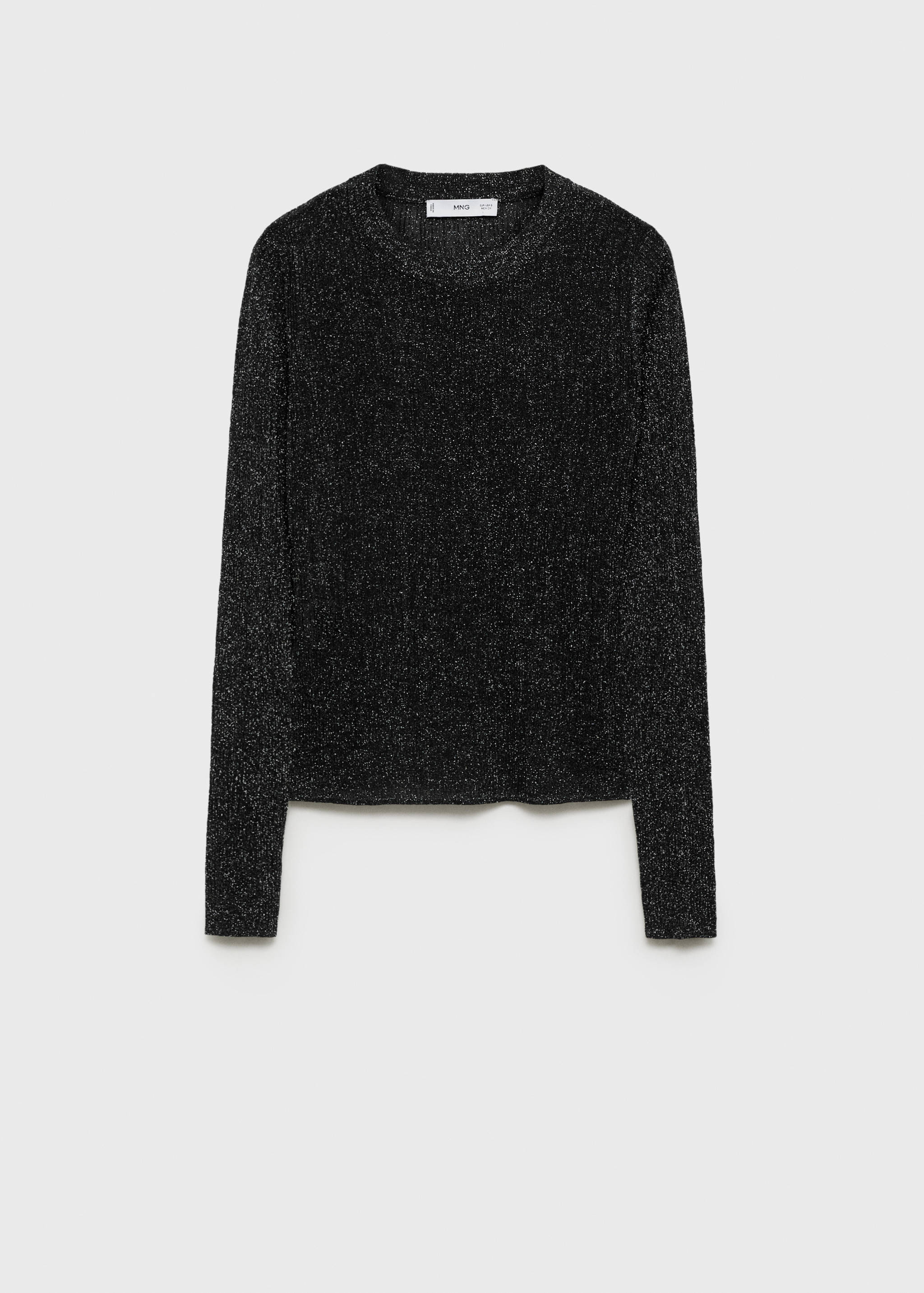 Crewneck lurex sweater - Article without model