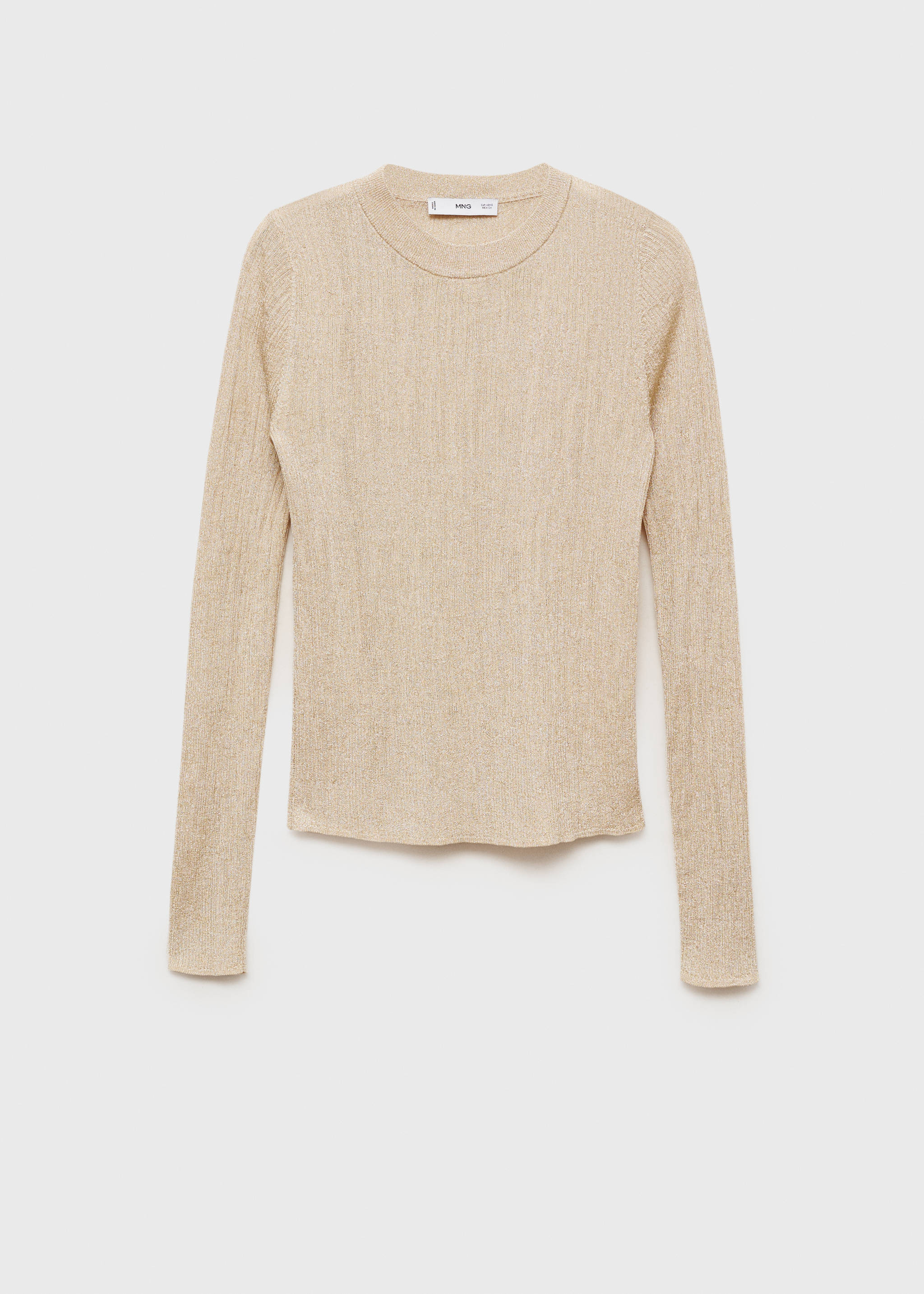 Crewneck lurex sweater - Article without model