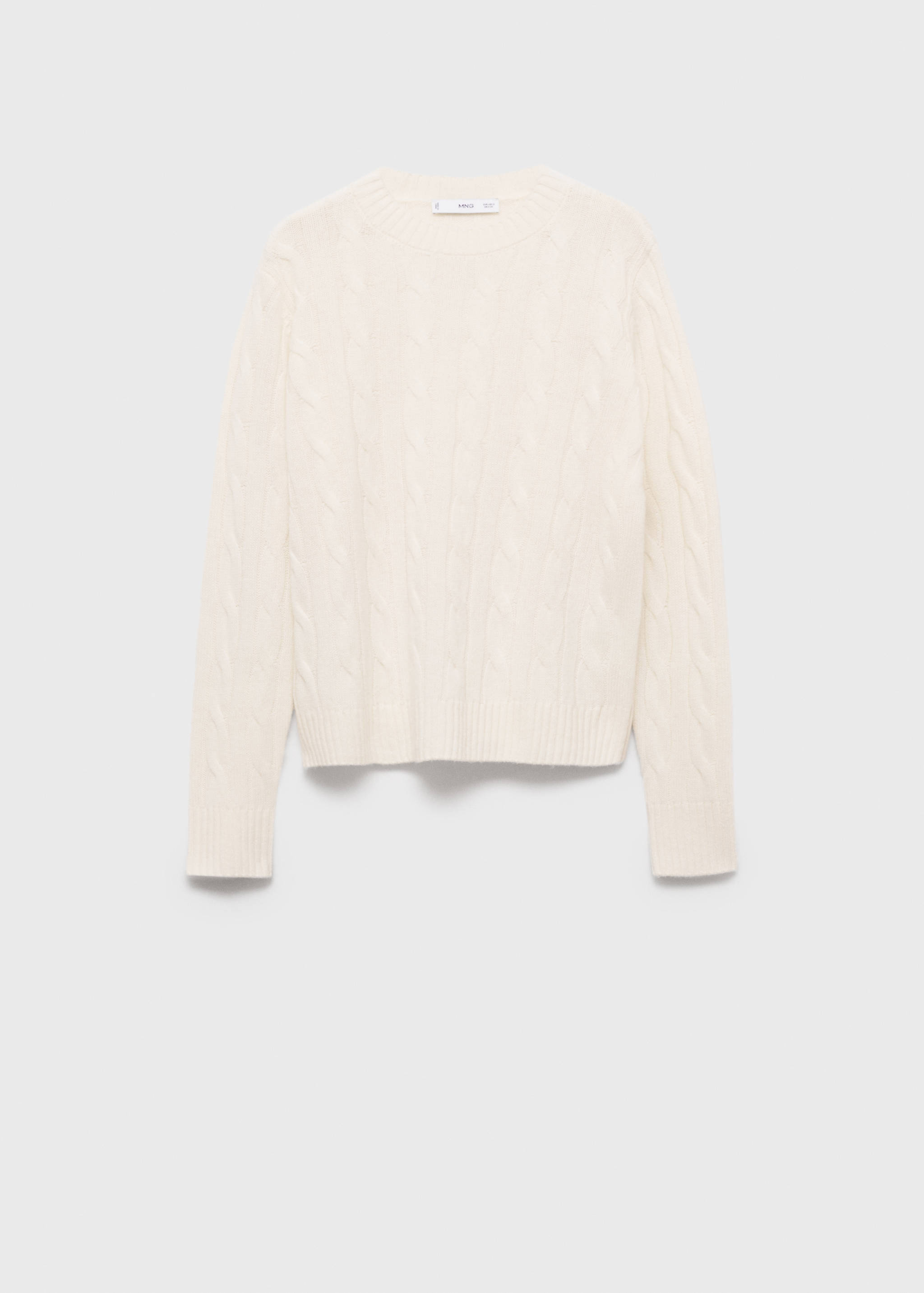 Braided wool sweater - Article without model