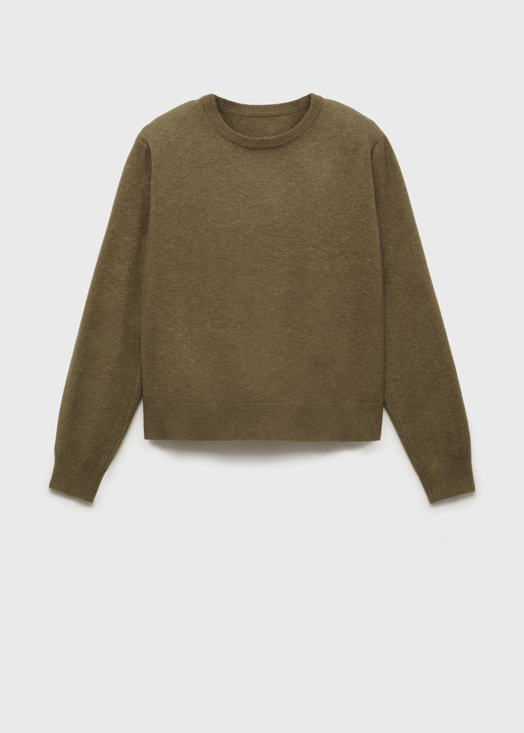 Round-neck knitted sweater - Article without model