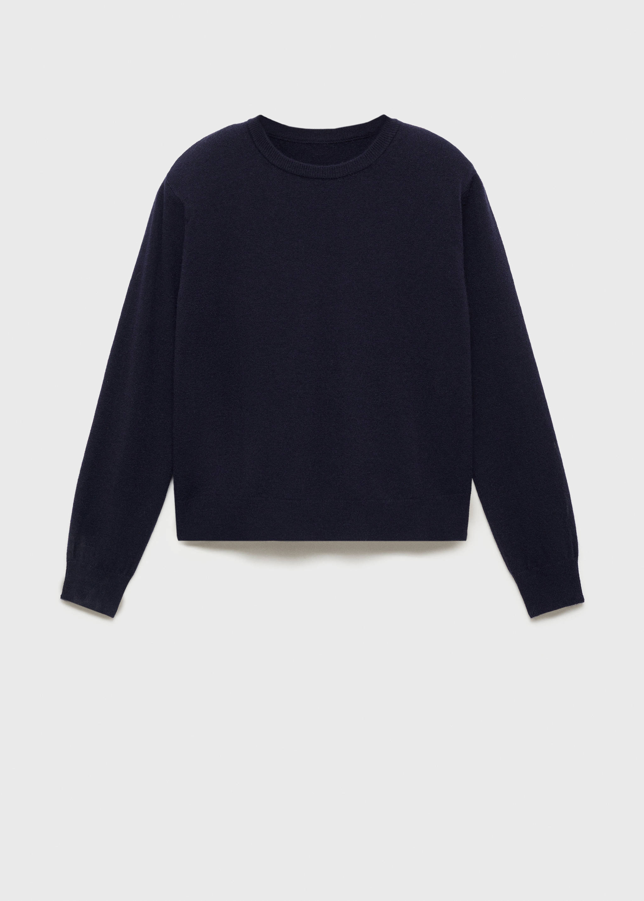 Round-neck knitted sweater - Article without model