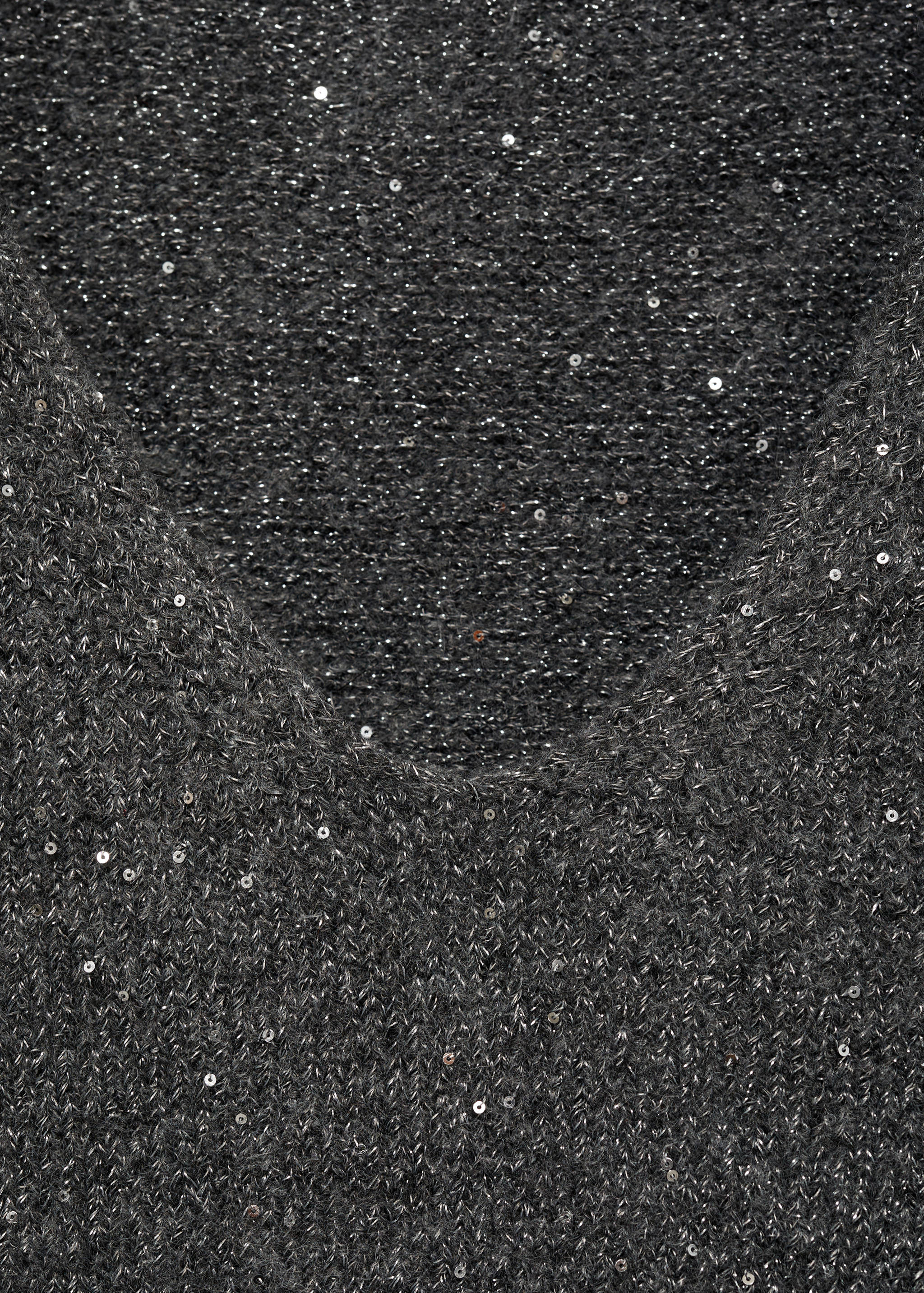 Pull-over col V paillettes - Détail de l'article 8
