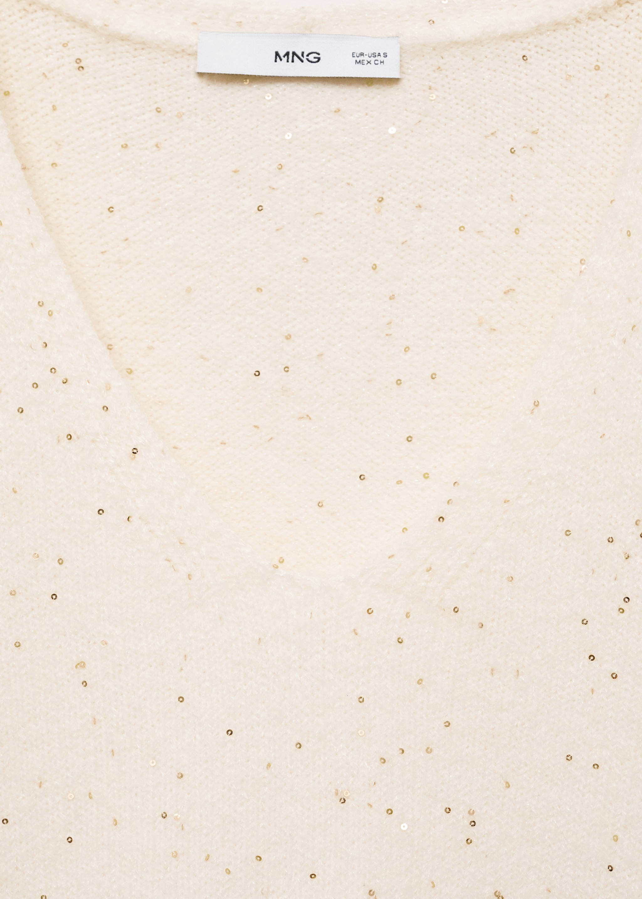 Pull-over col V paillettes - Détail de l'article 8