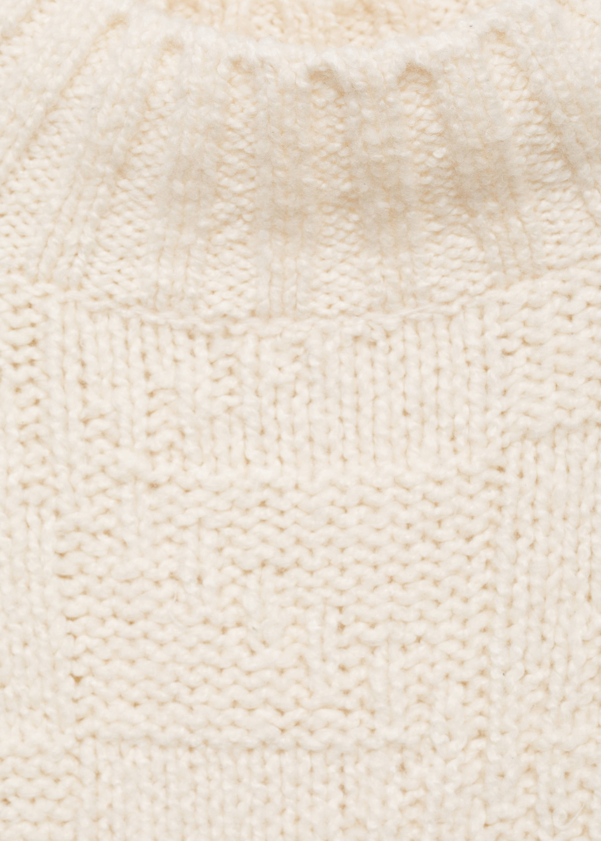 Chunky-knit sweater with perkins neck - Details of the article 8