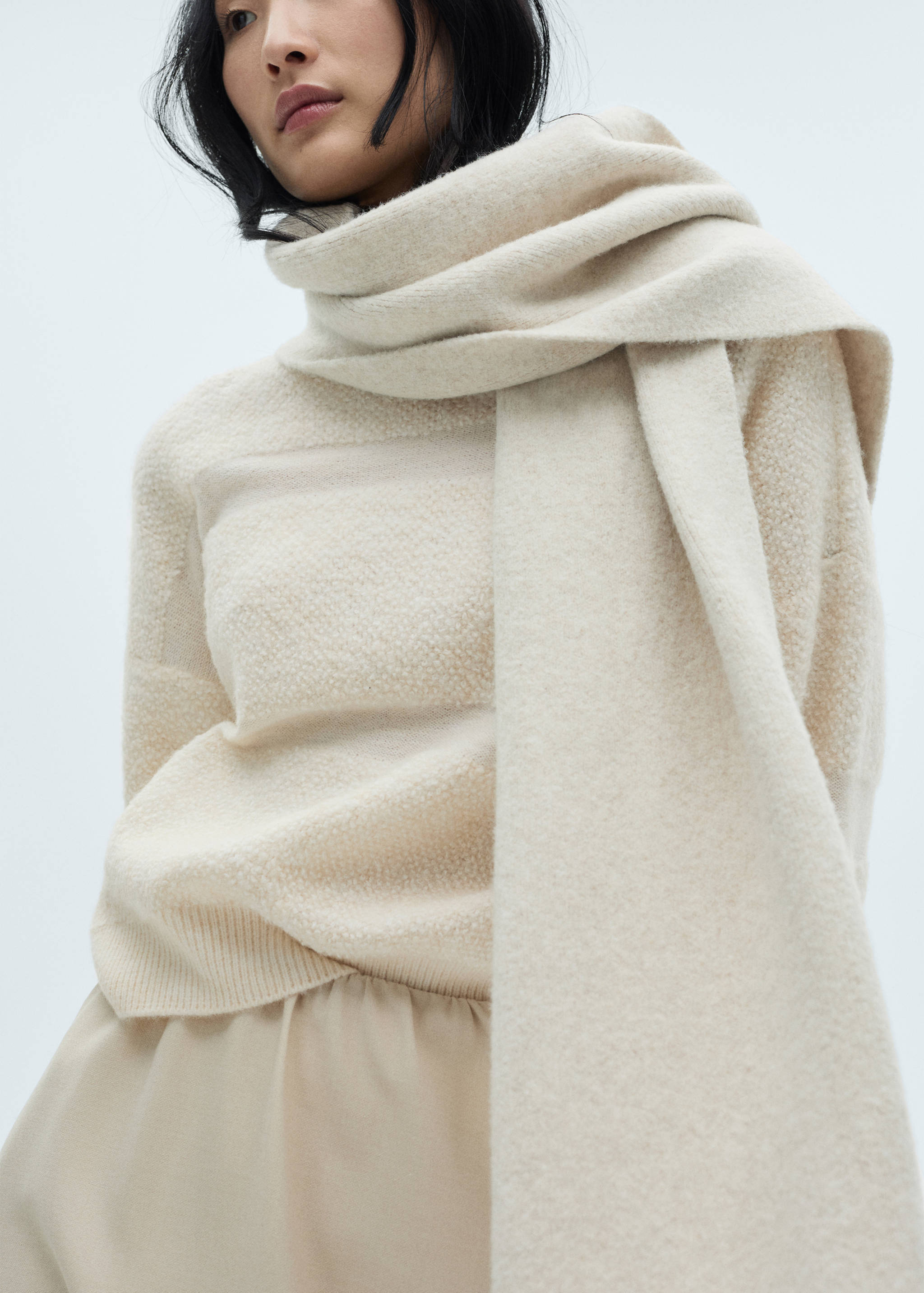 Perkins-neck panelled sweater - Details of the article 2