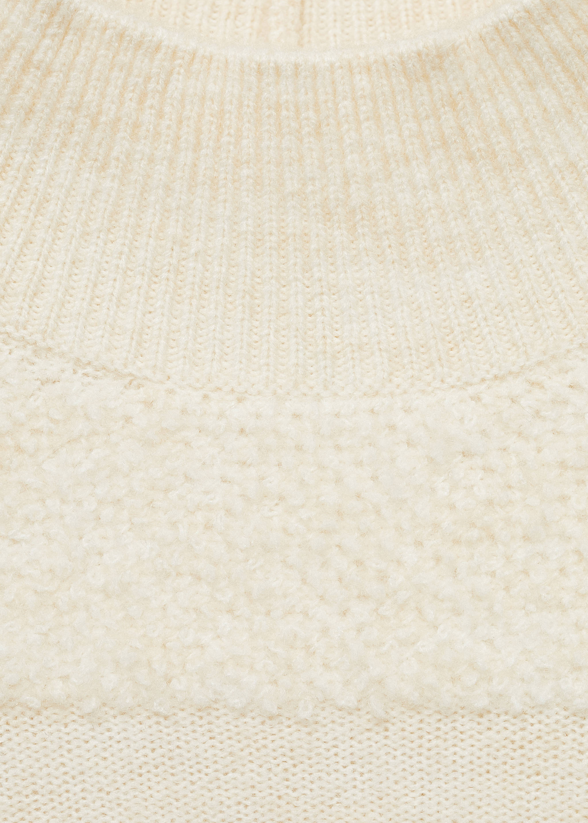 Perkins-neck panelled sweater - Details of the article 8