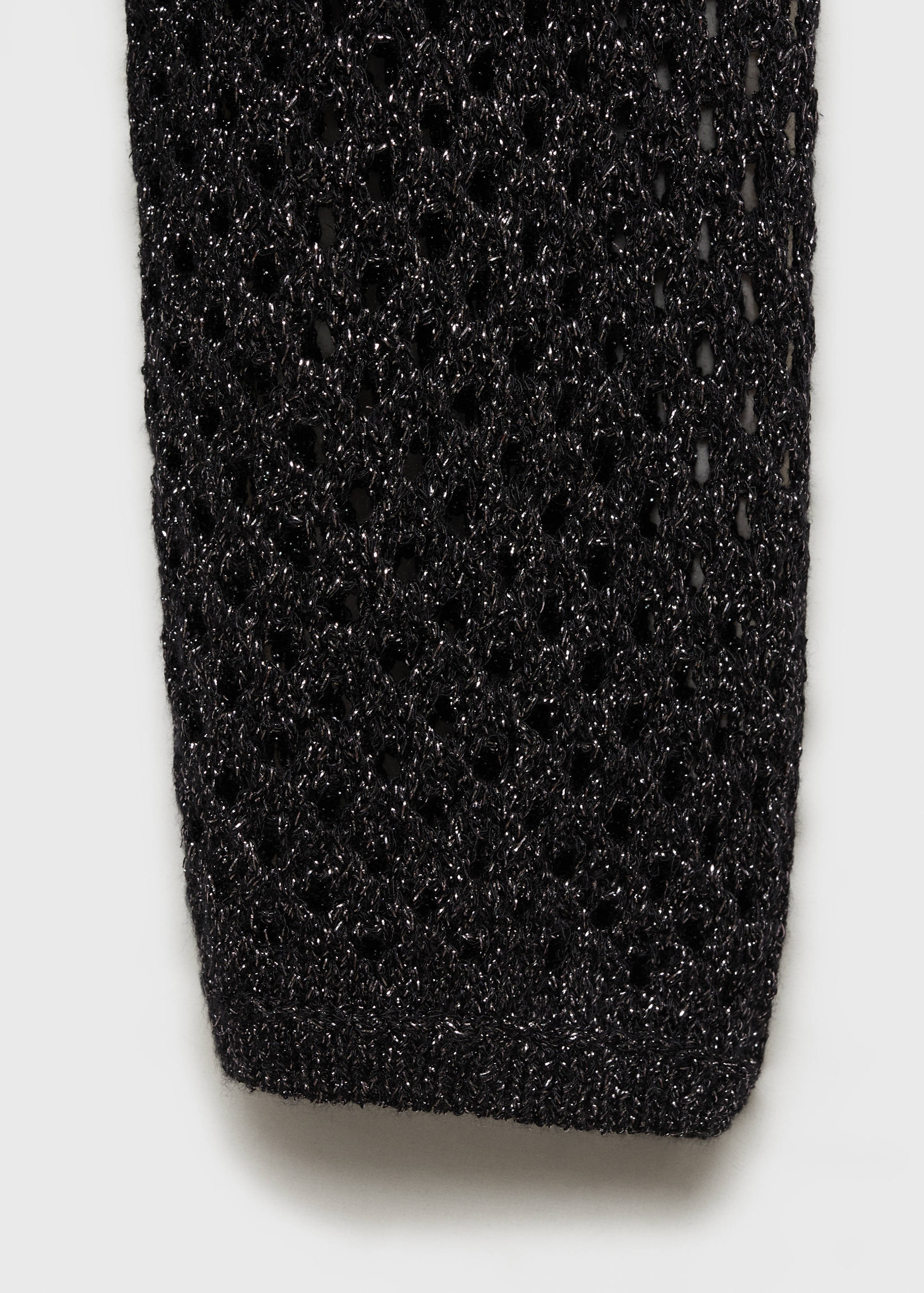 Camisola de malha rendada de lurex - Pormenor do artigo 0