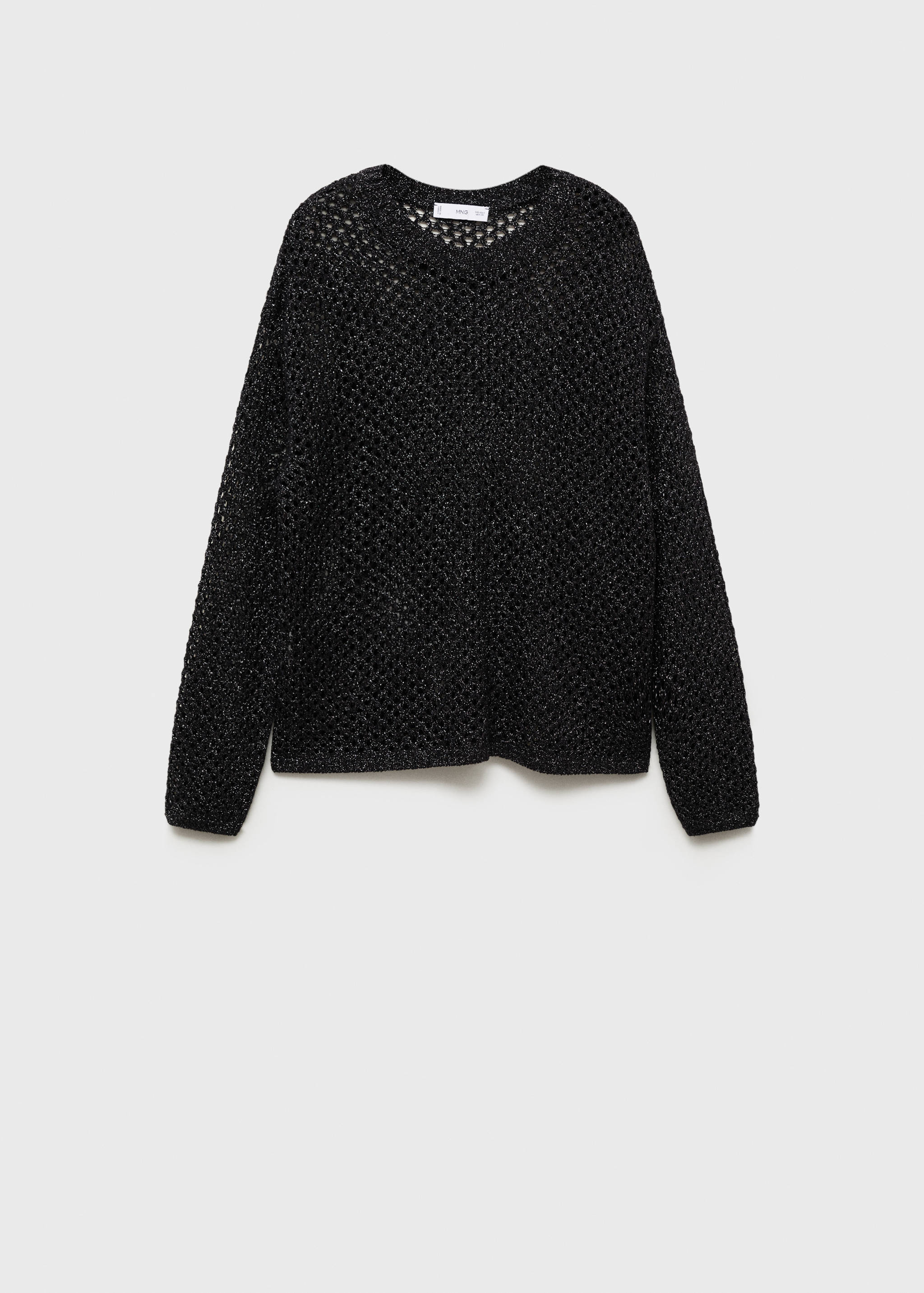 Camisola de malha rendada de lurex - Artigo sem modelo