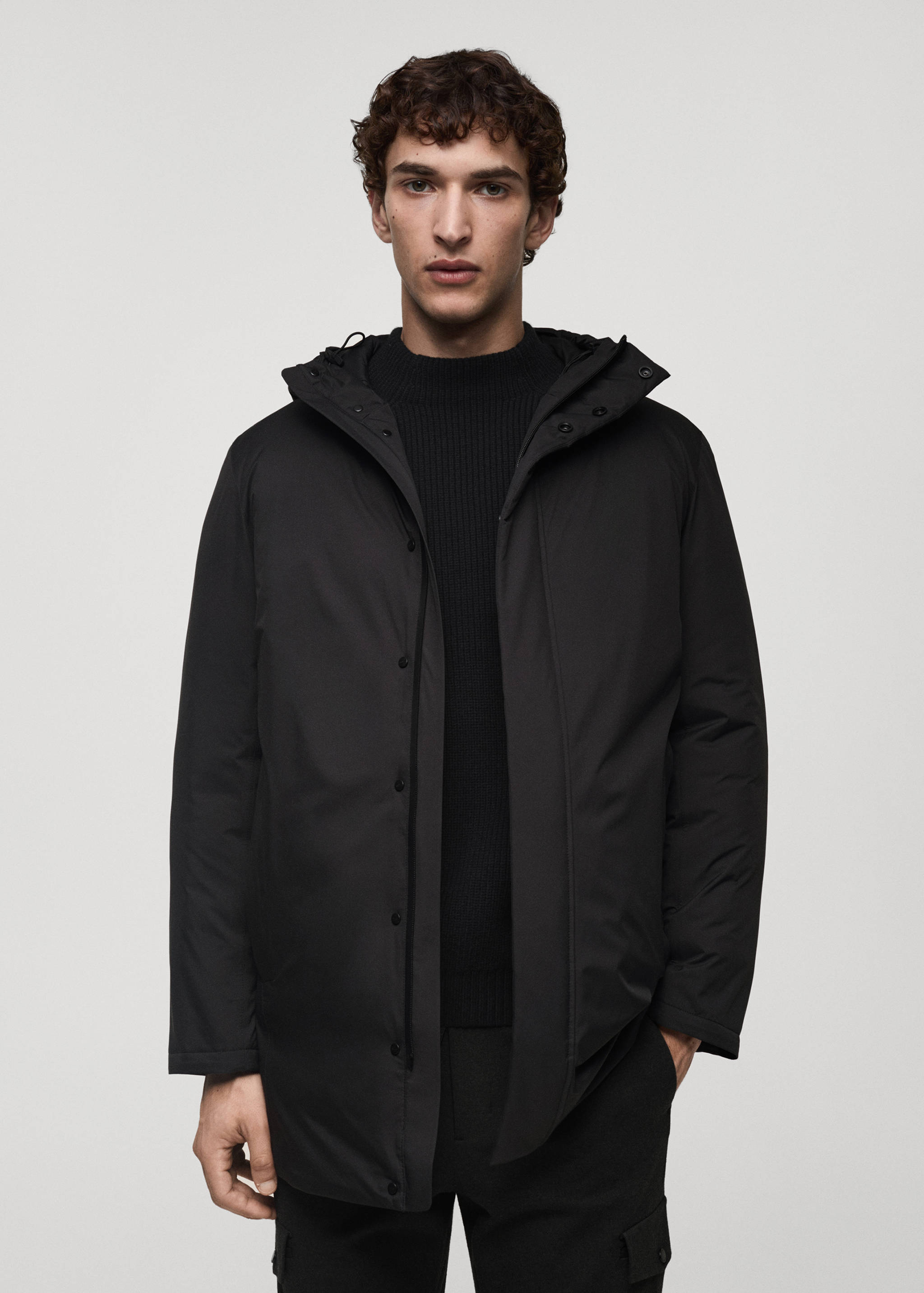 Thermore® waterproof quilted parka with Thermore® padding - Medium plane