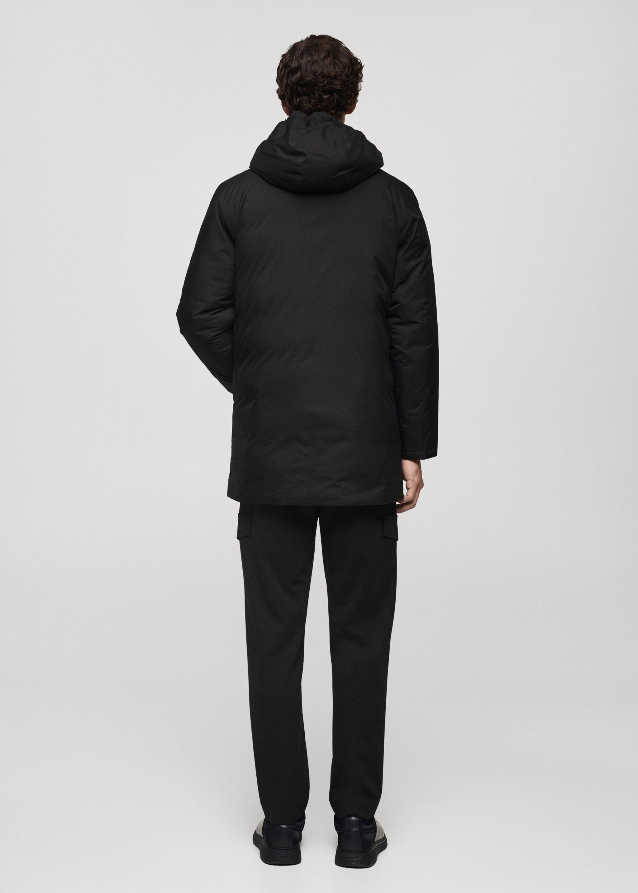 Thermore® waterproof quilted parka with Thermore® padding - Reverse of the article