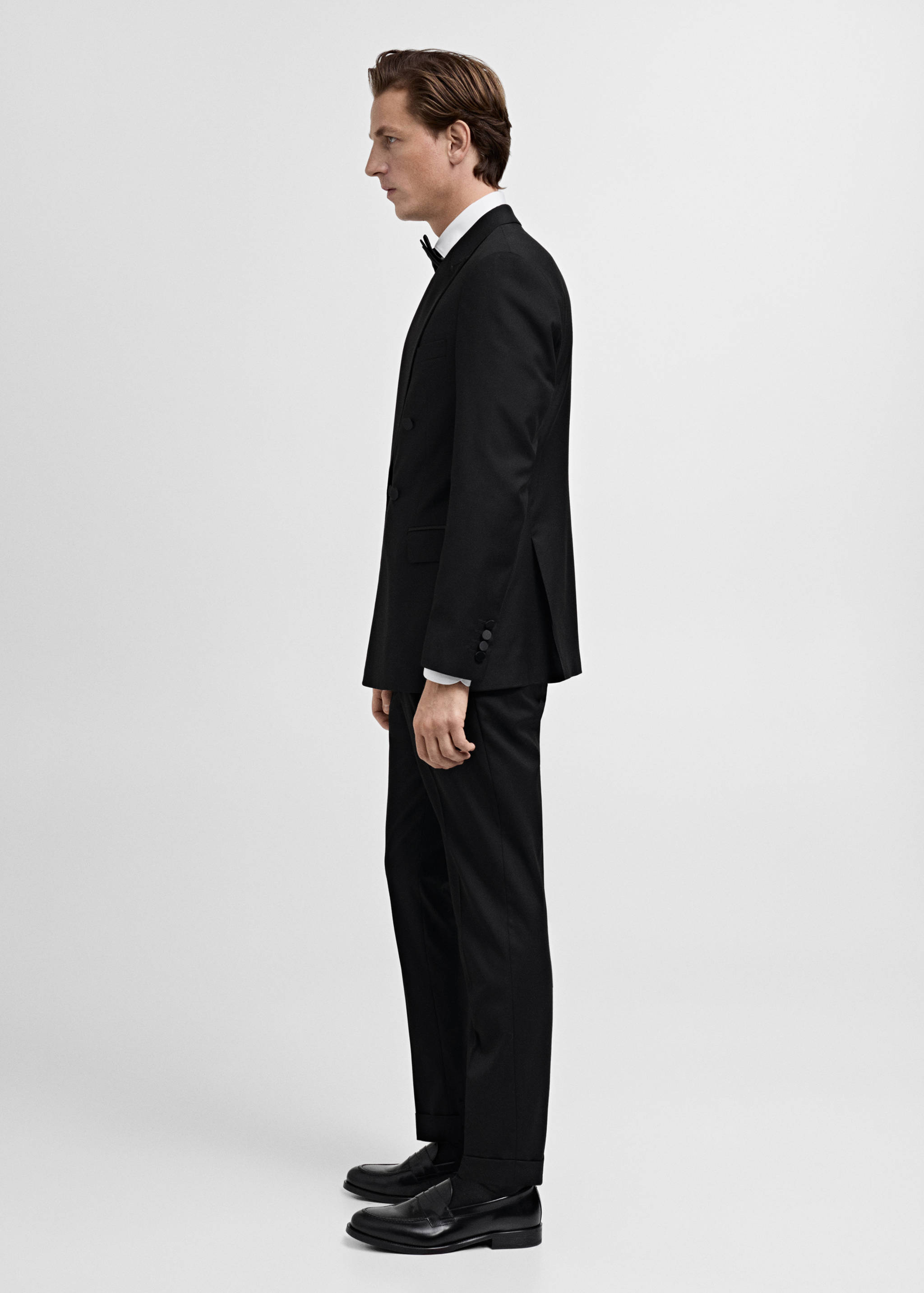 Slim-fit tuxedo jacket - Details of the article 2