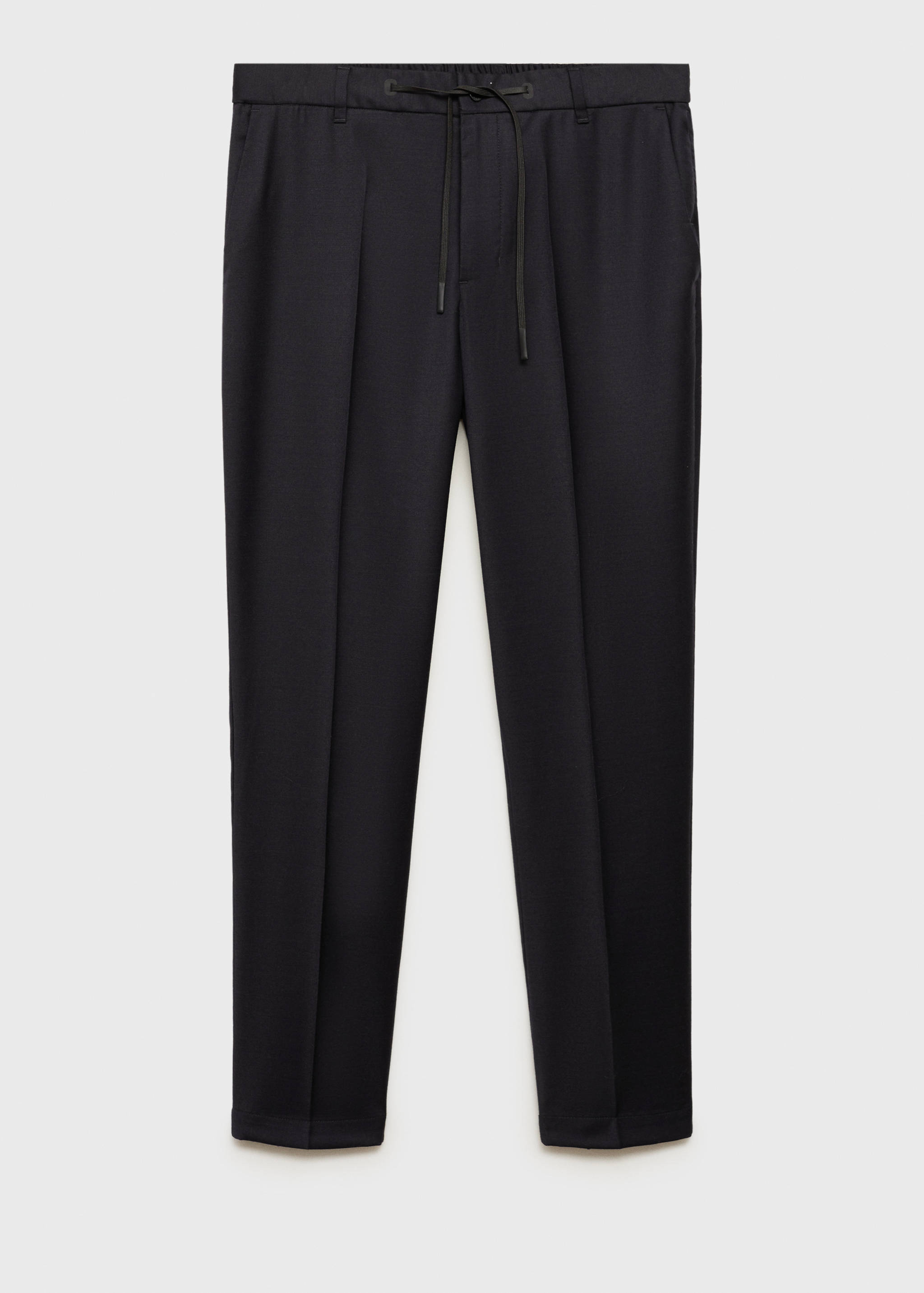 Брюки из смесовой шерсти со шнурком - Изделие без модели