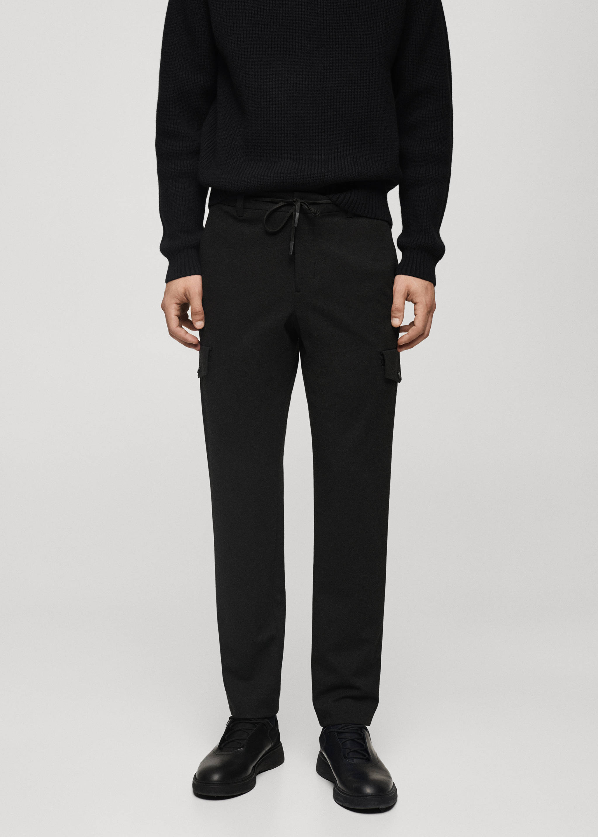 Thermoregulating comfort stretch cargo trousers - Plan moyen