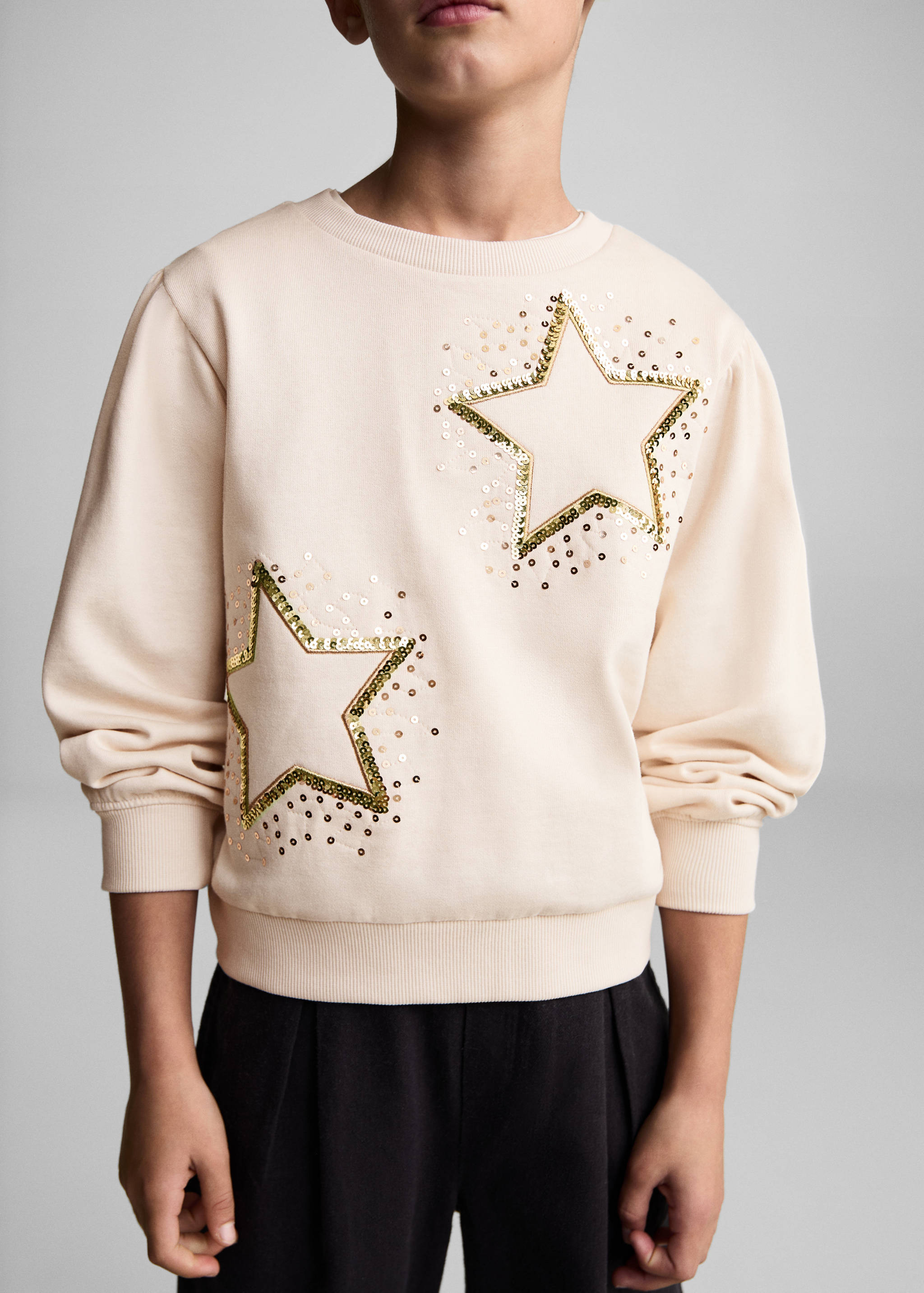 Sweatshirt com estrelas de lantejoulas - Pormenor do artigo 6