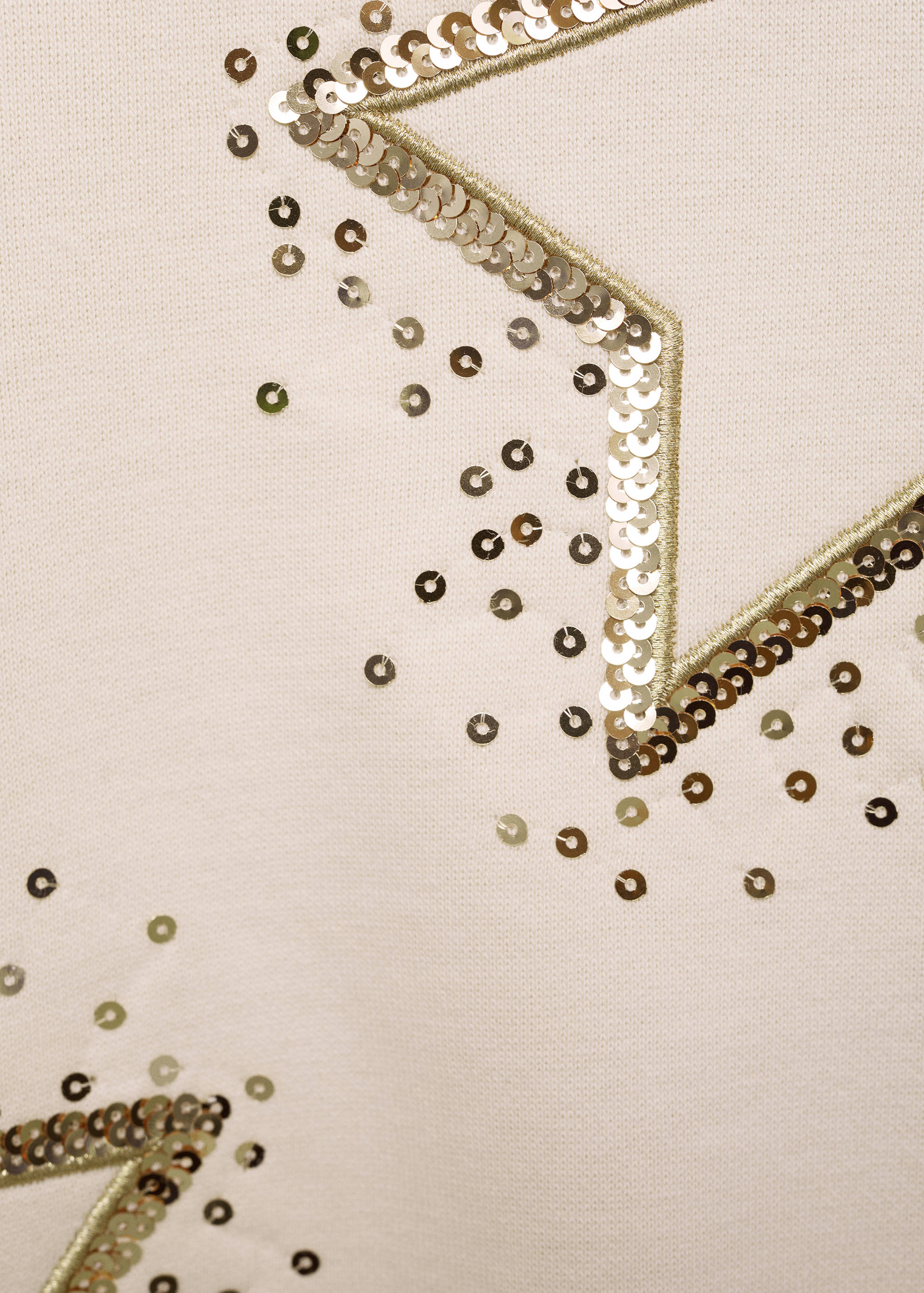 Sweatshirt com estrelas de lantejoulas - Pormenor do artigo 0
