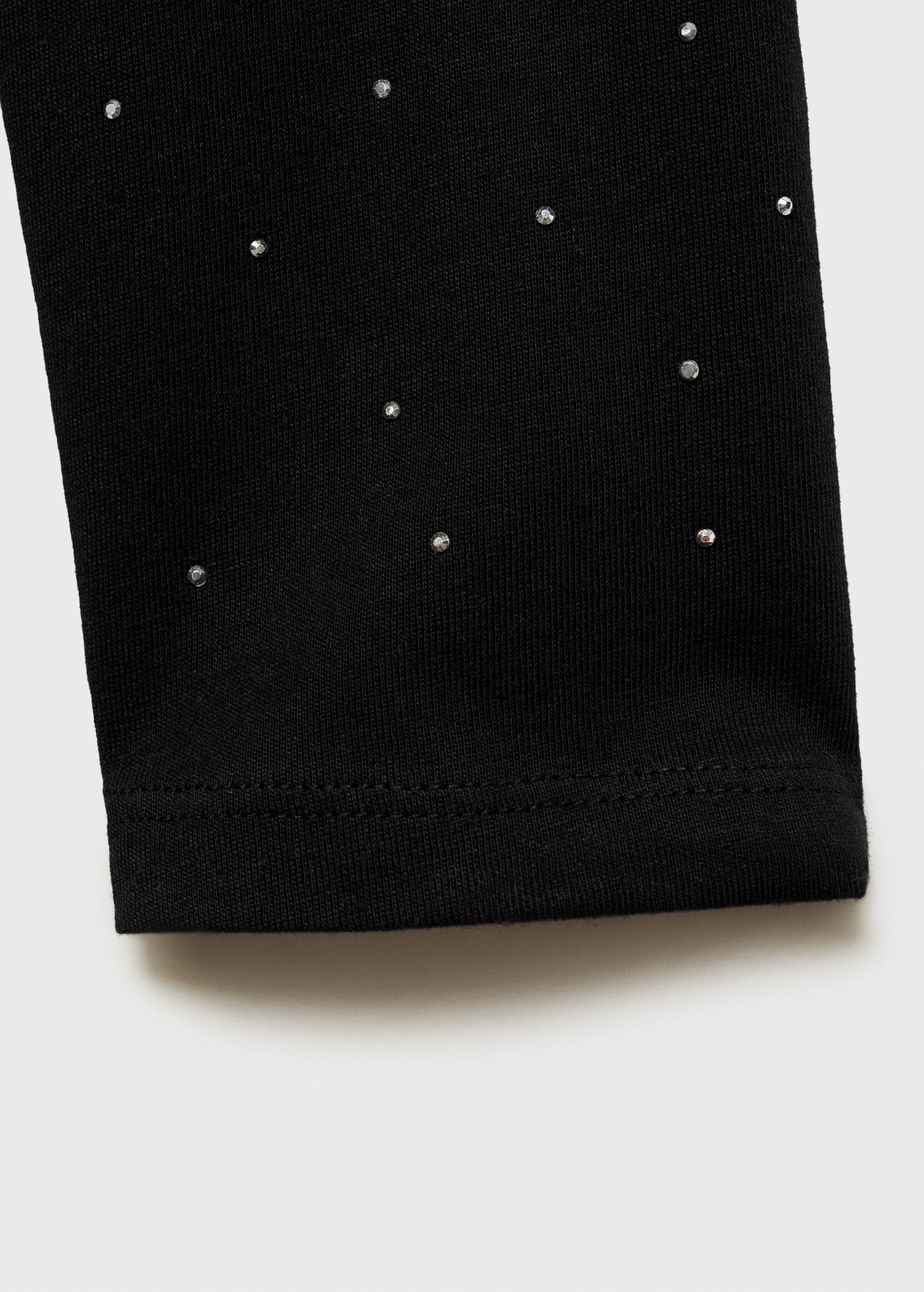 Ruffle rhinestones t-shirt - Details of the article 0