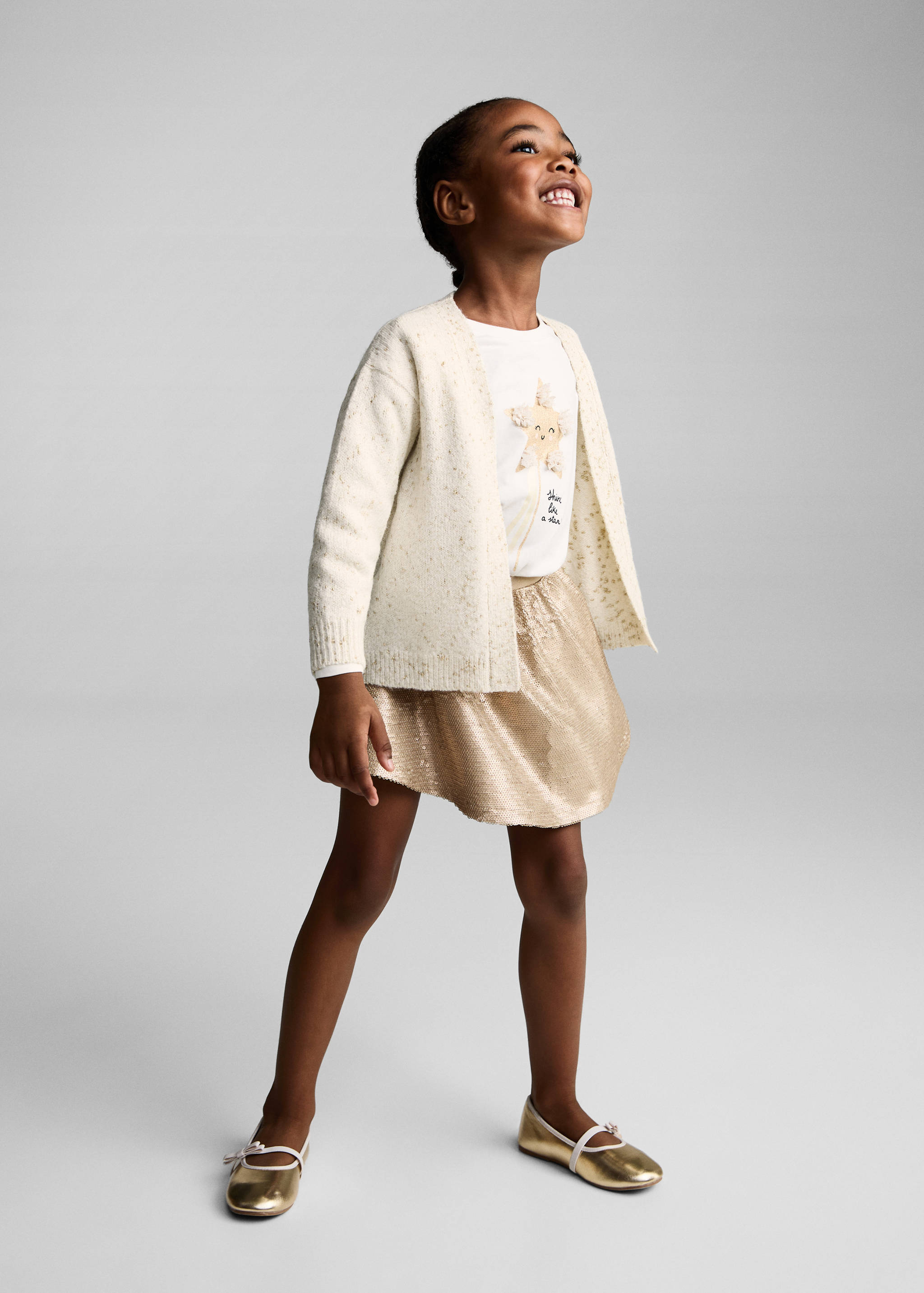 Cardigan maille ajourée - Plan général