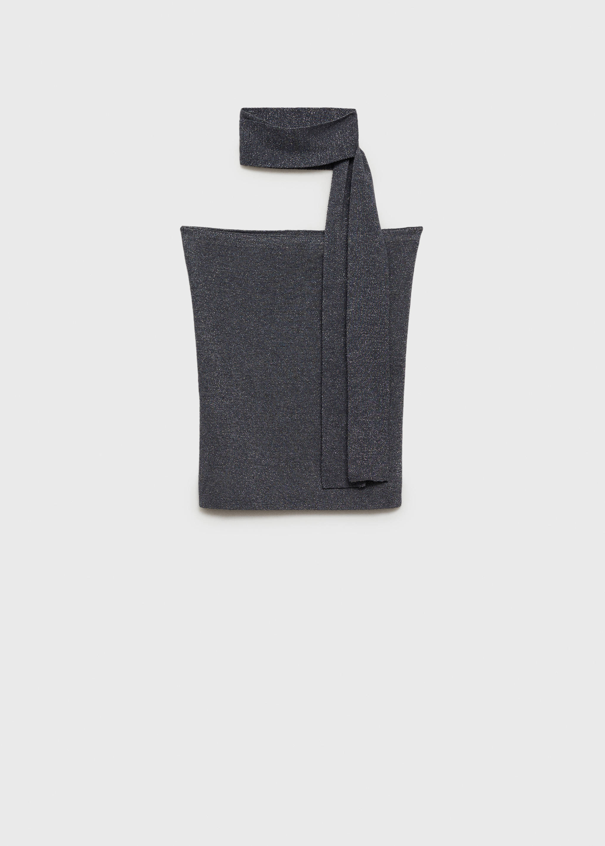 Lurex top with bow - Article without model