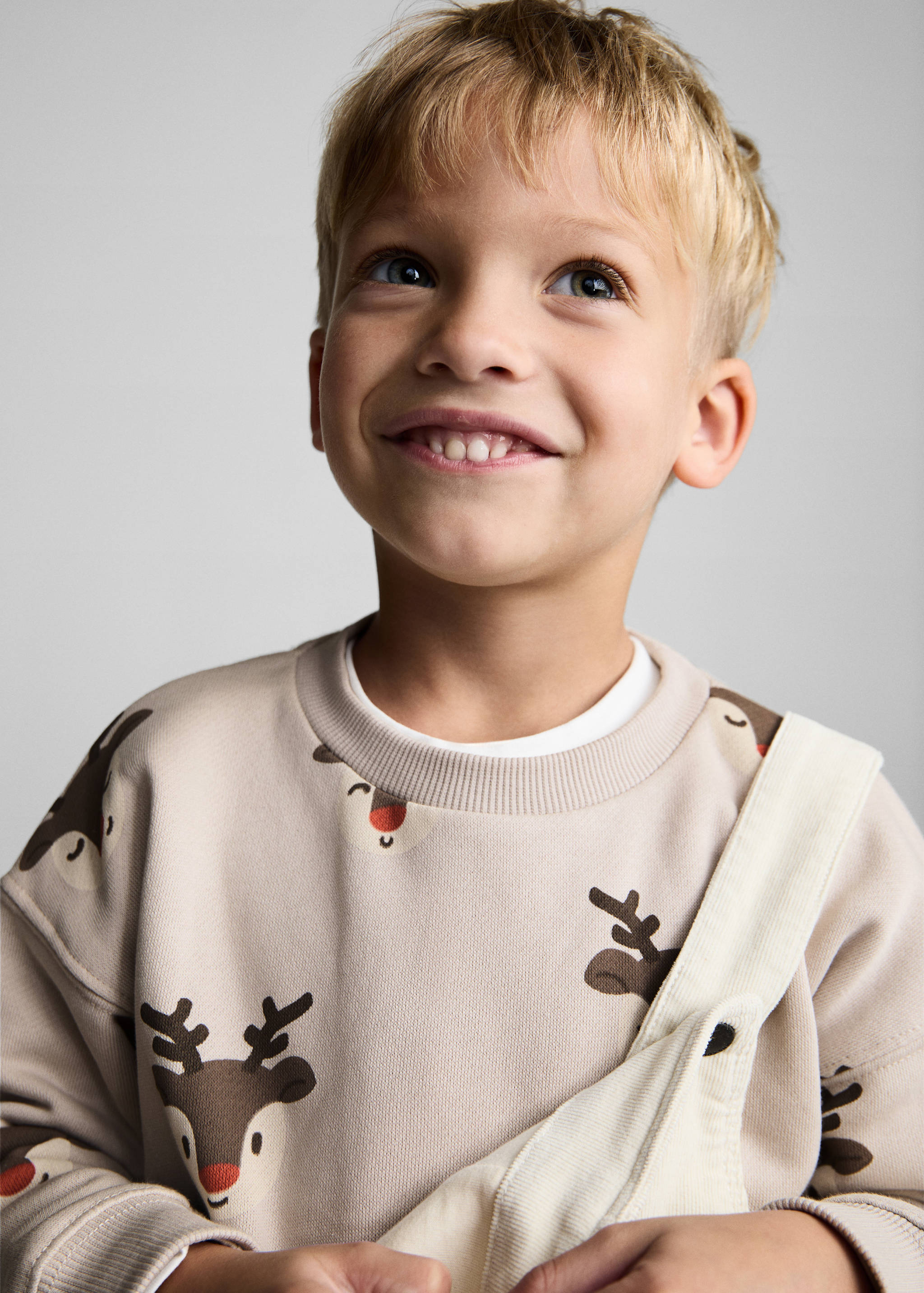 Sweat-shirt imprimé rennes - Détail de l'article 1