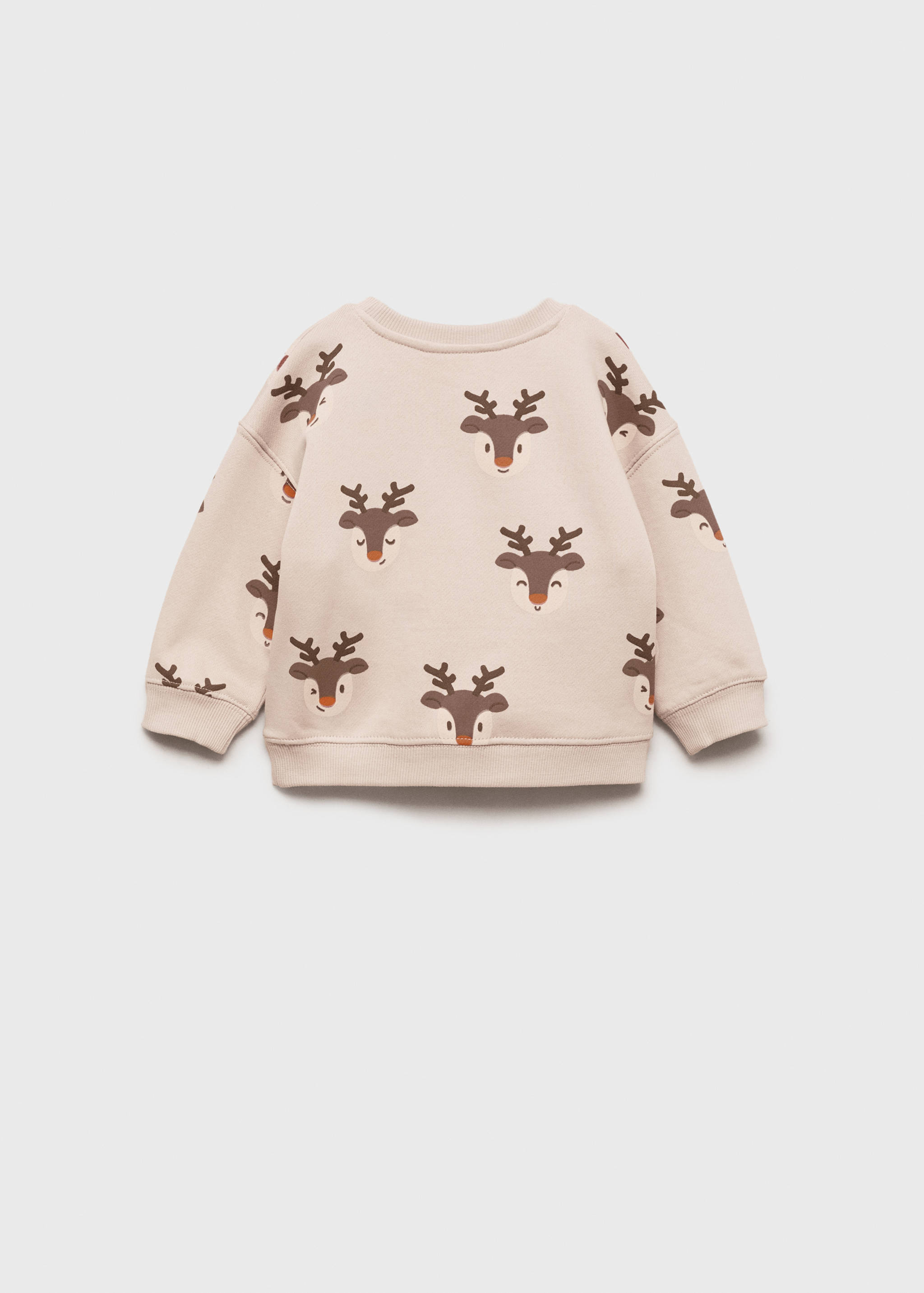 Sweat-shirt imprimé rennes - Verso de l’article