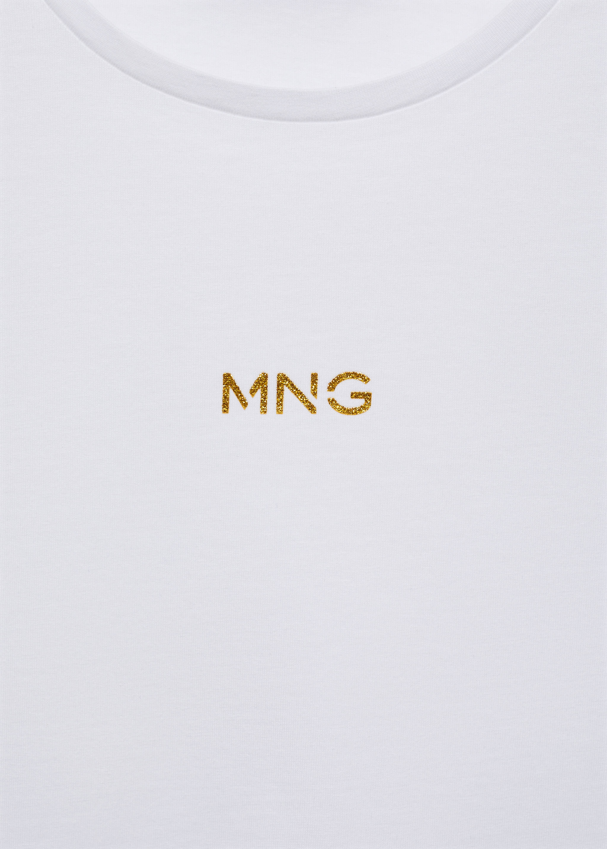 T-Shirt mit Metallic-Logo - Detail des Artikels 8